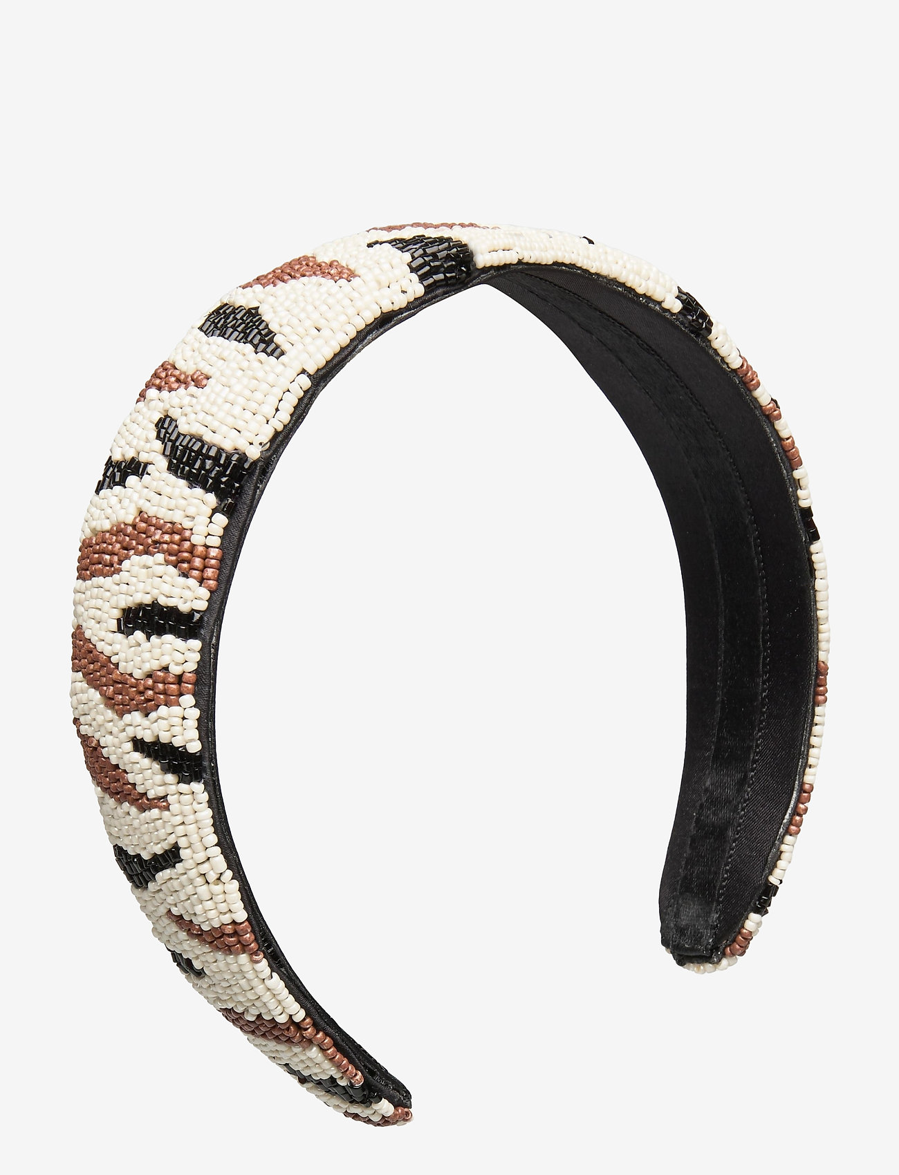 Becksöndergaard - Zobra Beaded Hairbrace - black - 0