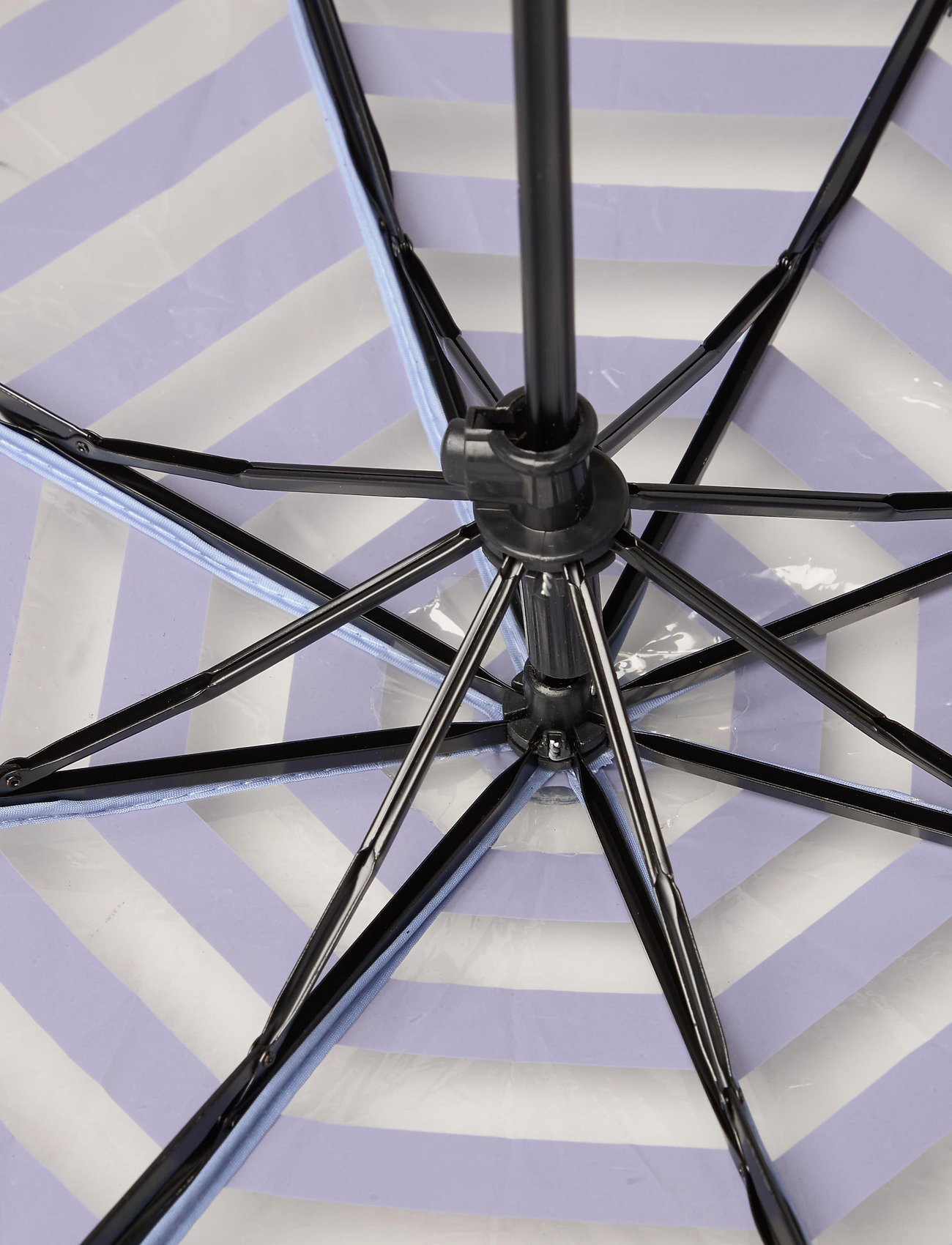 Becksöndergaard - Striped Transparent Umbrella - eventide - 3