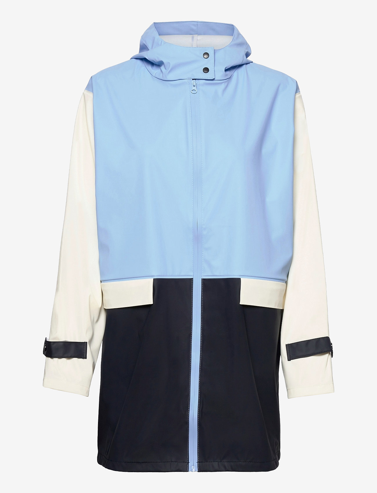 Becksöndergaard - Block Rubia Raincoat - blue - 0