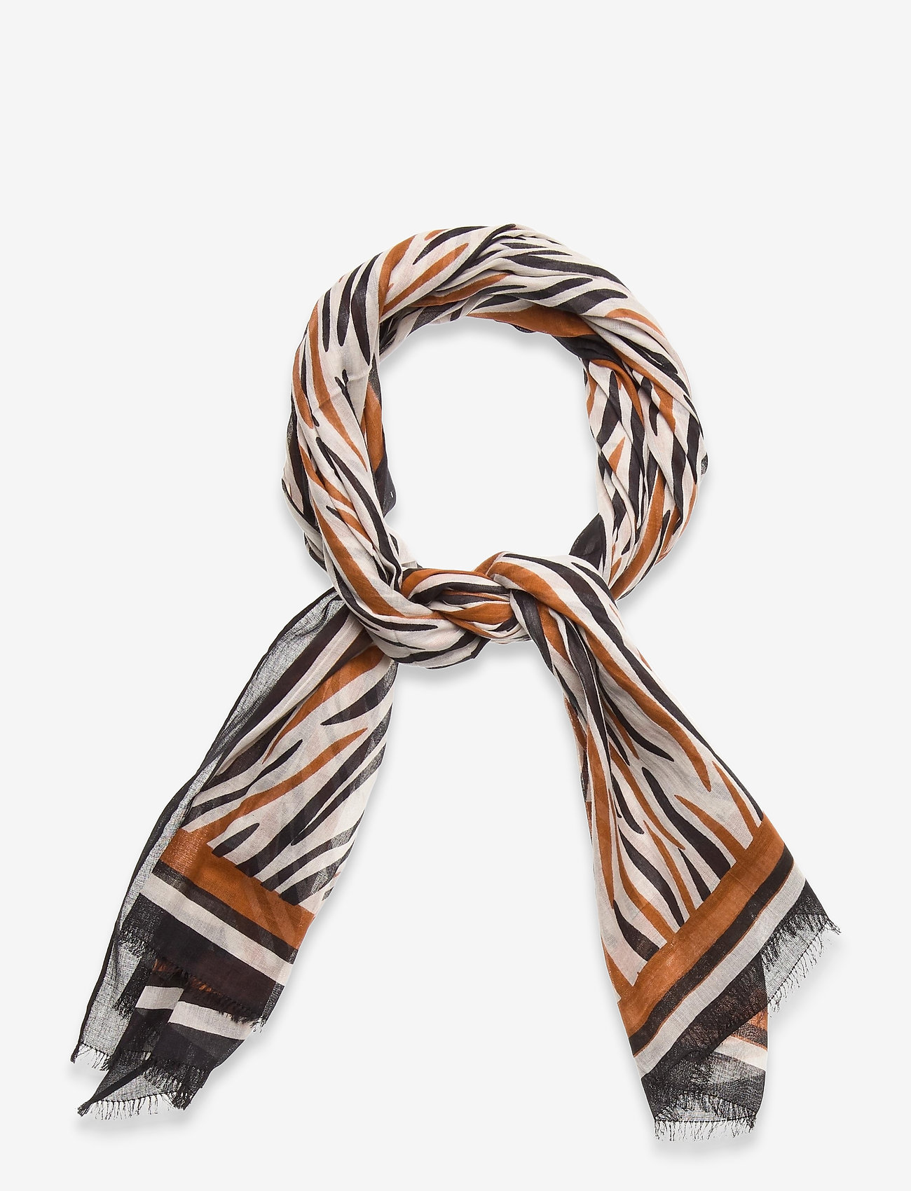 Becksöndergaard - Zobra Corga Scarf - brownish - 0