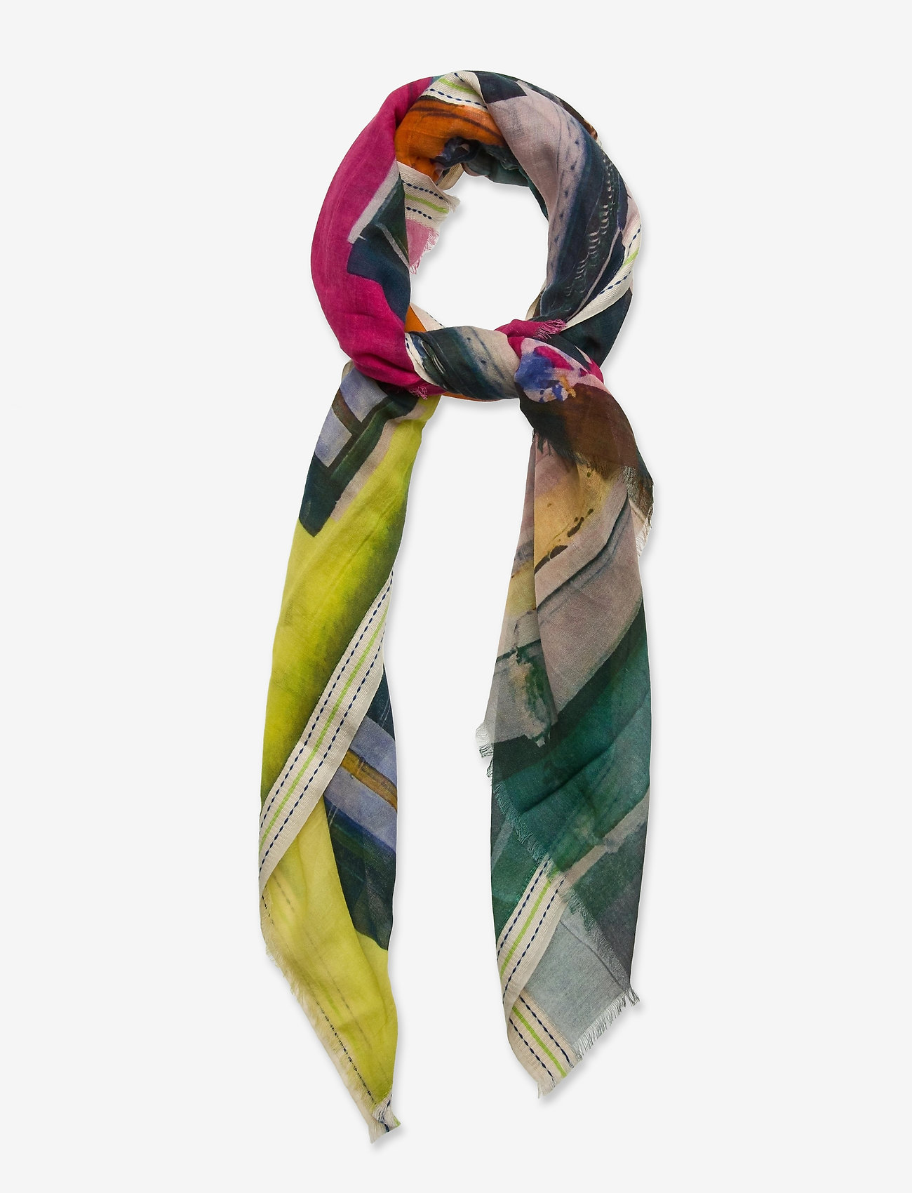 Becksöndergaard - Blockstroll Cowo Scarf - multi col. - 1