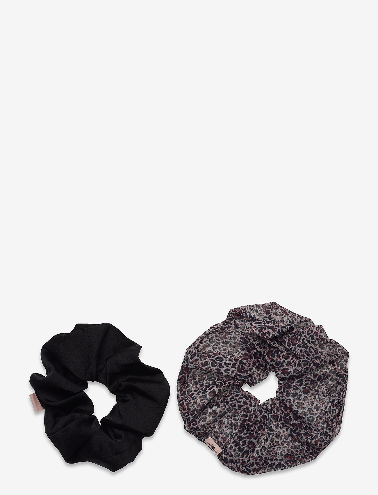 Mix Leo Jumbo Scrunchie Pack - BROWN/BLACK