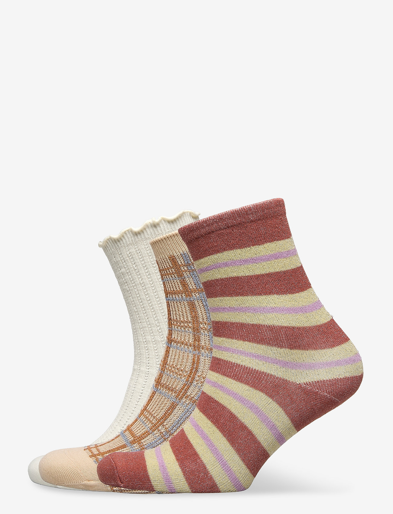 Becksöndergaard - Mix Sock Pack W.24 - white/sand/white - 0