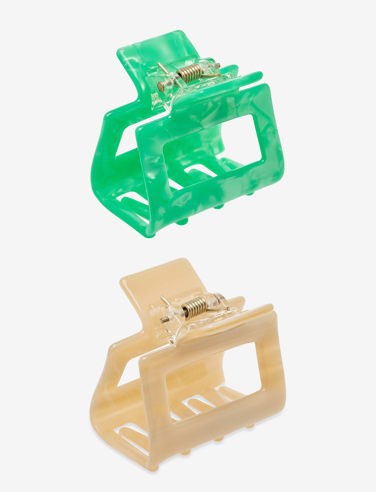 Becksöndergaard - Carola Hair Claw Pack - banana/green - 0