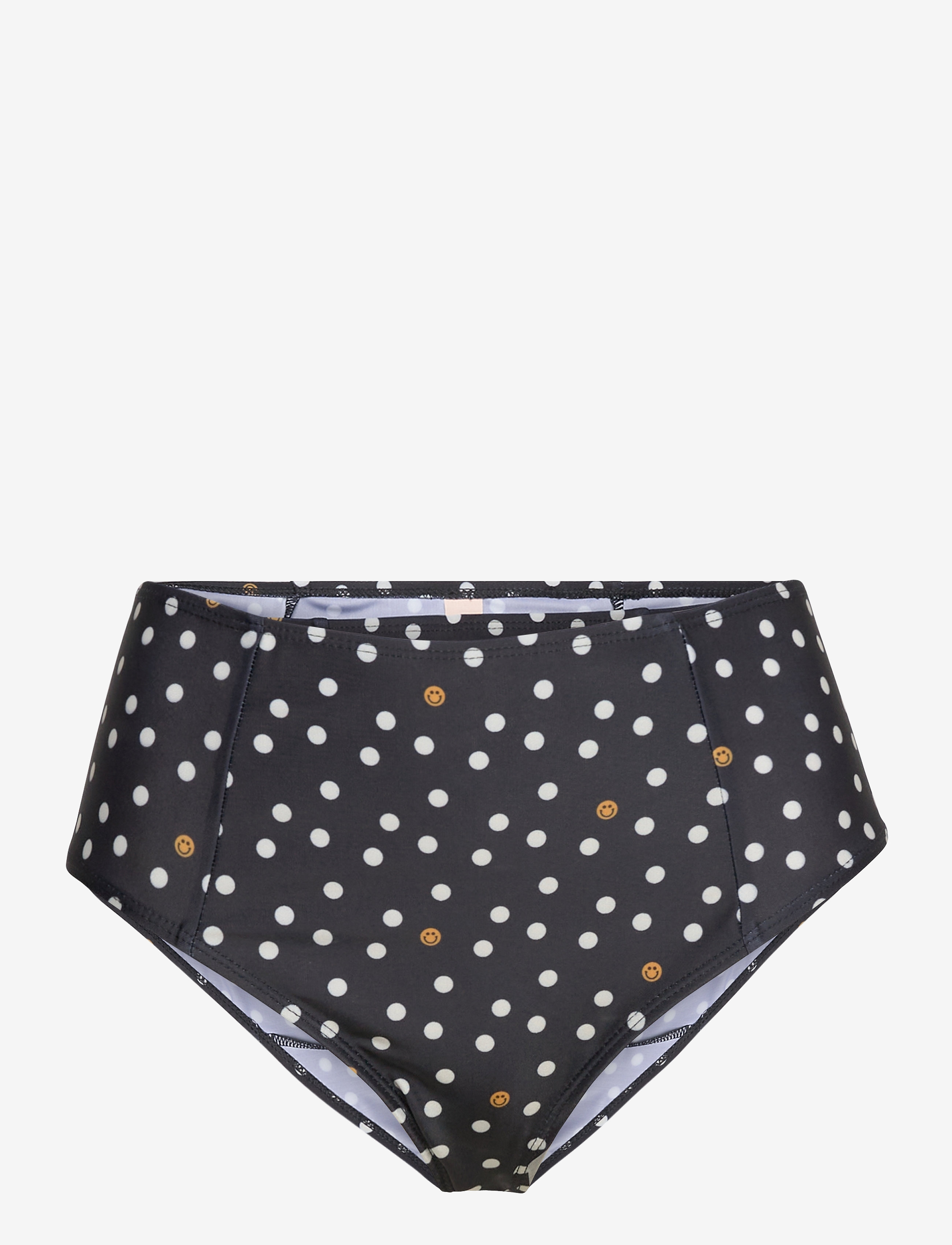 Becksöndergaard Fae High Waist Bikini Briefs - Kõrge pihaga bikiinid - BLACK / multi