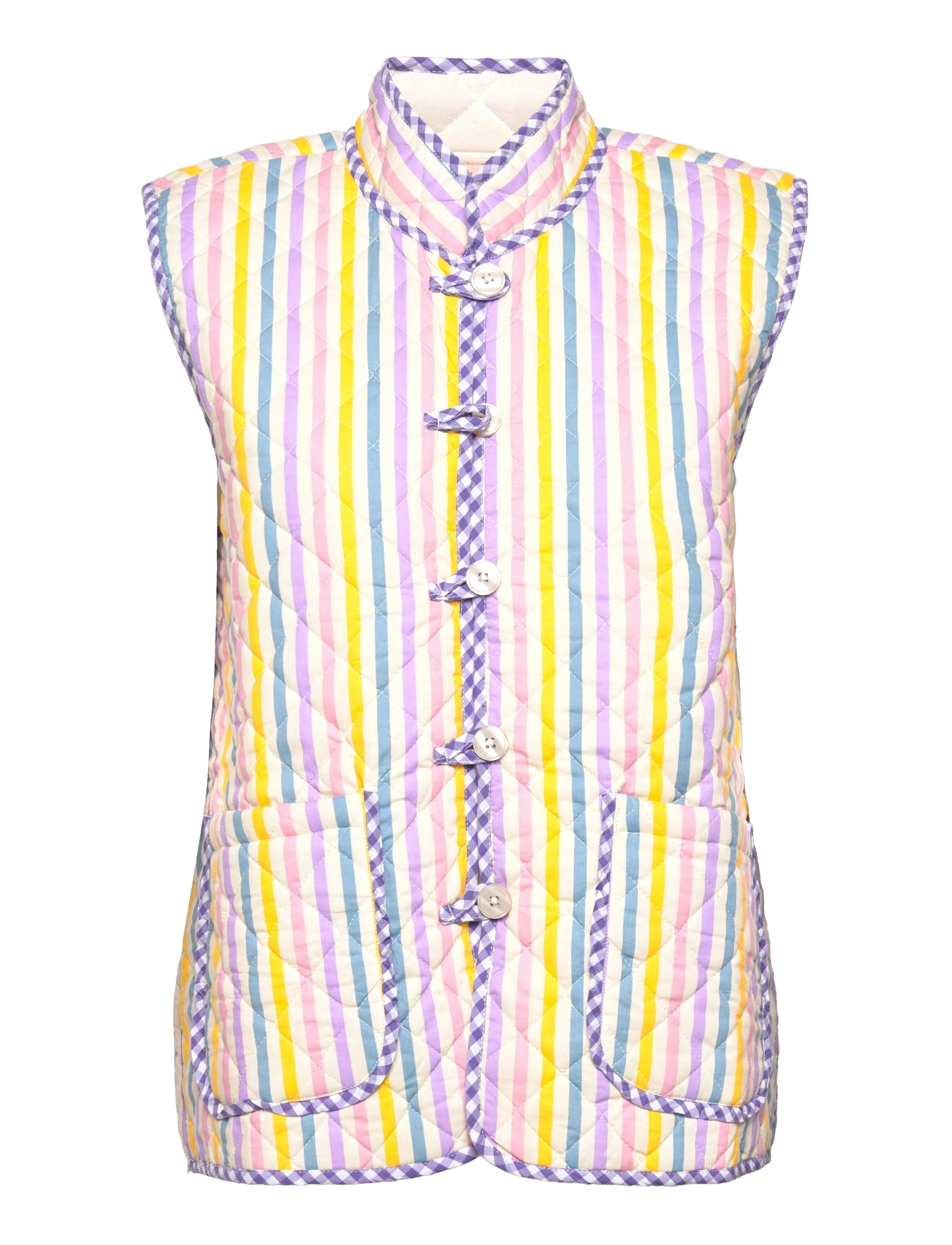 Becksöndergaard - Adele Quilted Vest - crocus petal - 0