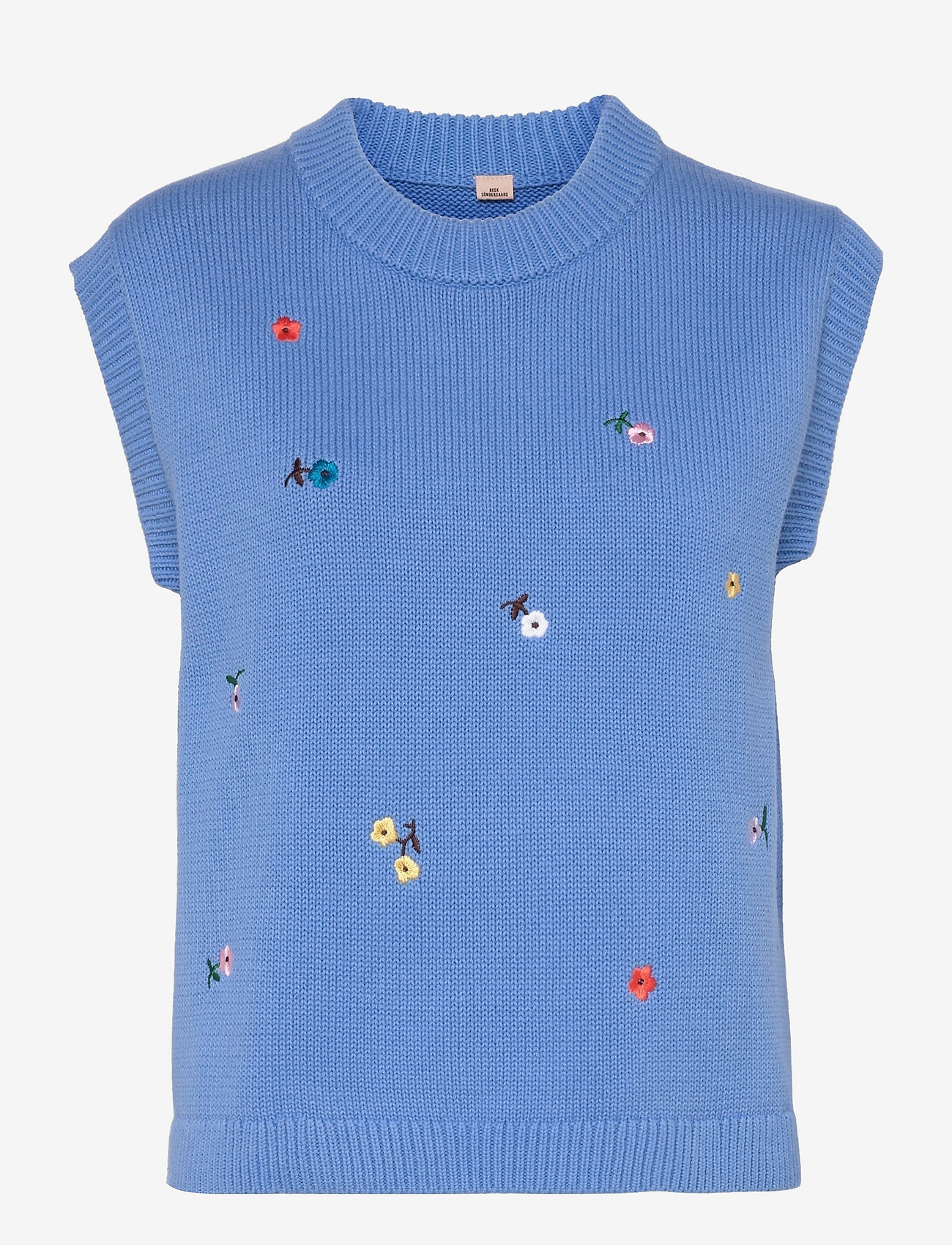 Becksöndergaard - Elvira Knit Vest - cashmere blue - 0