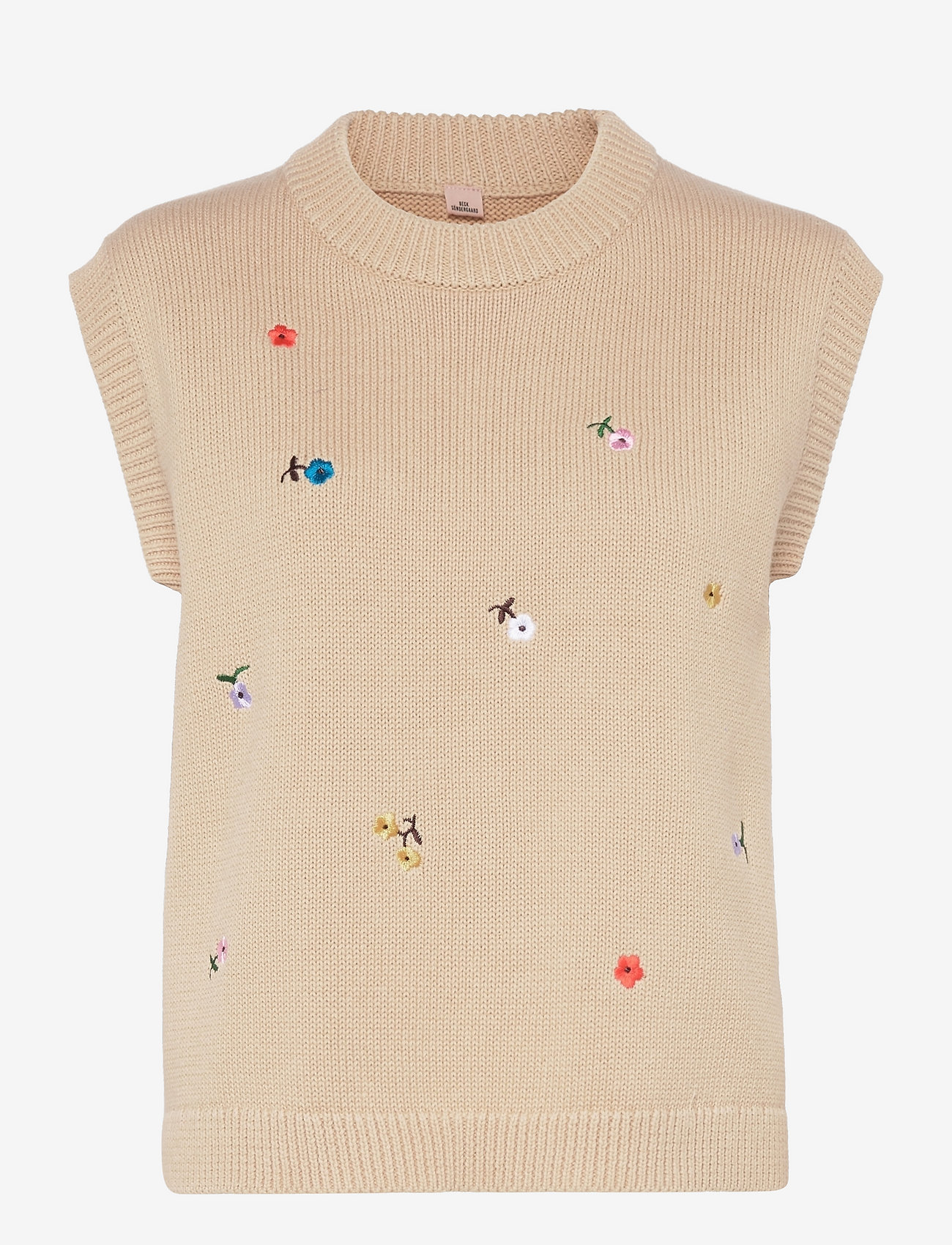 Becksöndergaard - Elvira Knit Vest - whitecap gray - 0