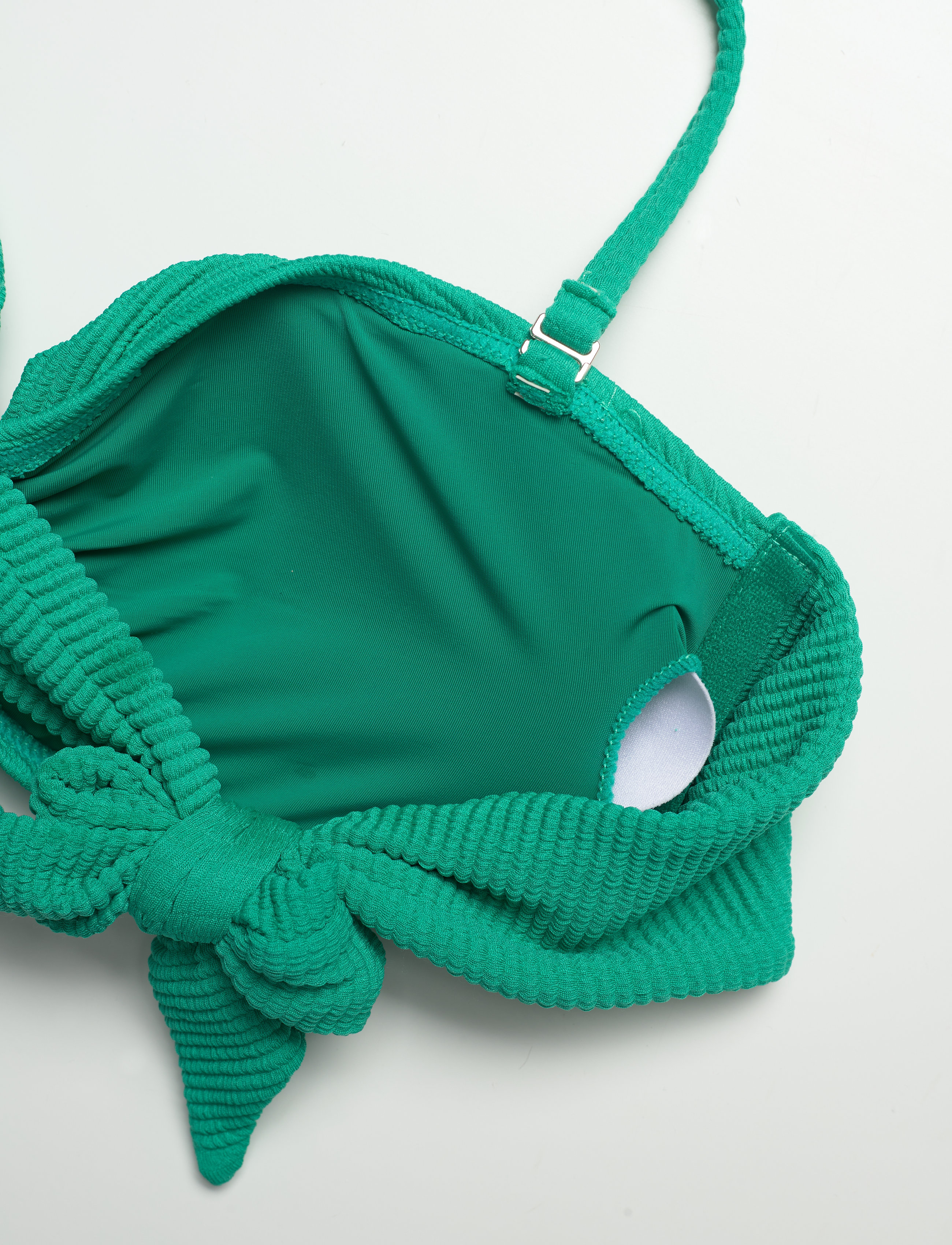 Becksöndergaard - Smock Bandeau Bikini Top - slushy - 3