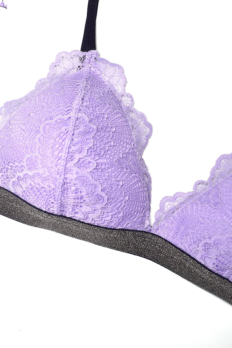 Becksöndergaard - Wave Lace Tyla Bra - bralette - paisley purple - 2