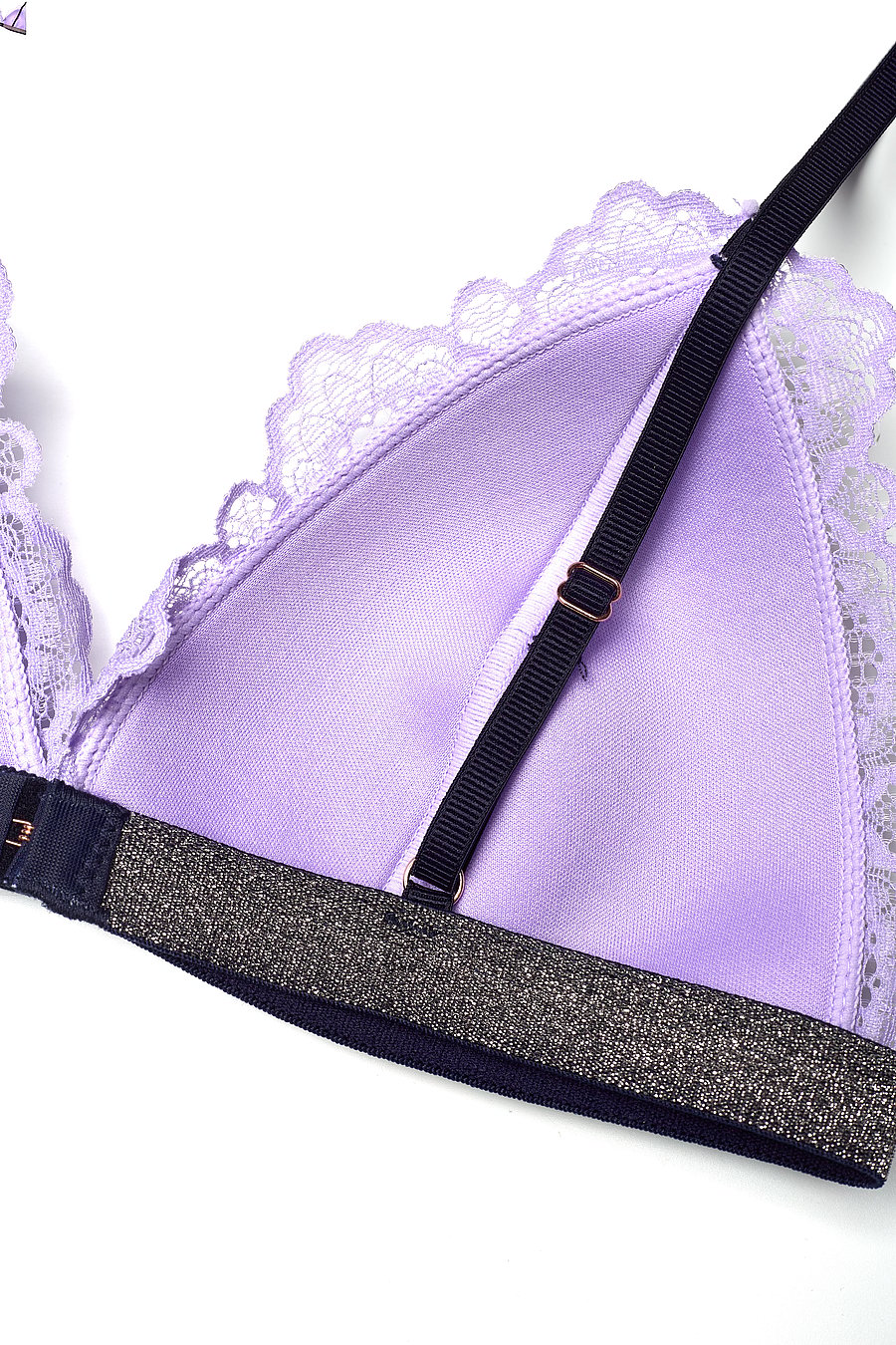Becksöndergaard - Wave Lace Tyla Bra - bralette - paisley purple - 3