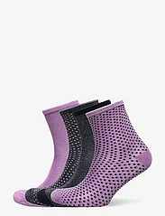 Becksöndergaard - Dina Solid +Dot Sock 4 Pack - ankle socks - nightsky/purple - 0