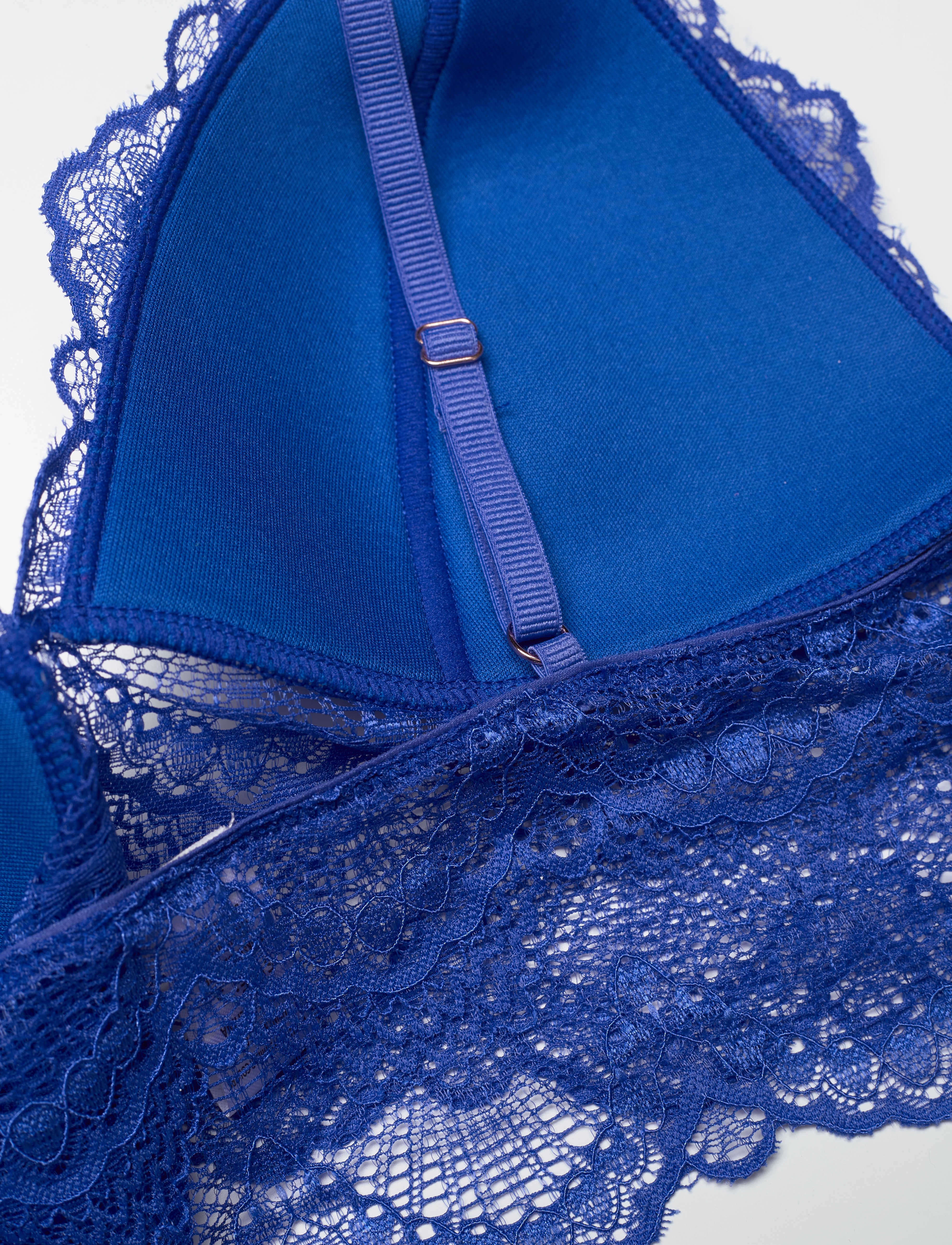 Becksöndergaard - Wave Lace Zoe Bralette Top - dazzling blue - 3