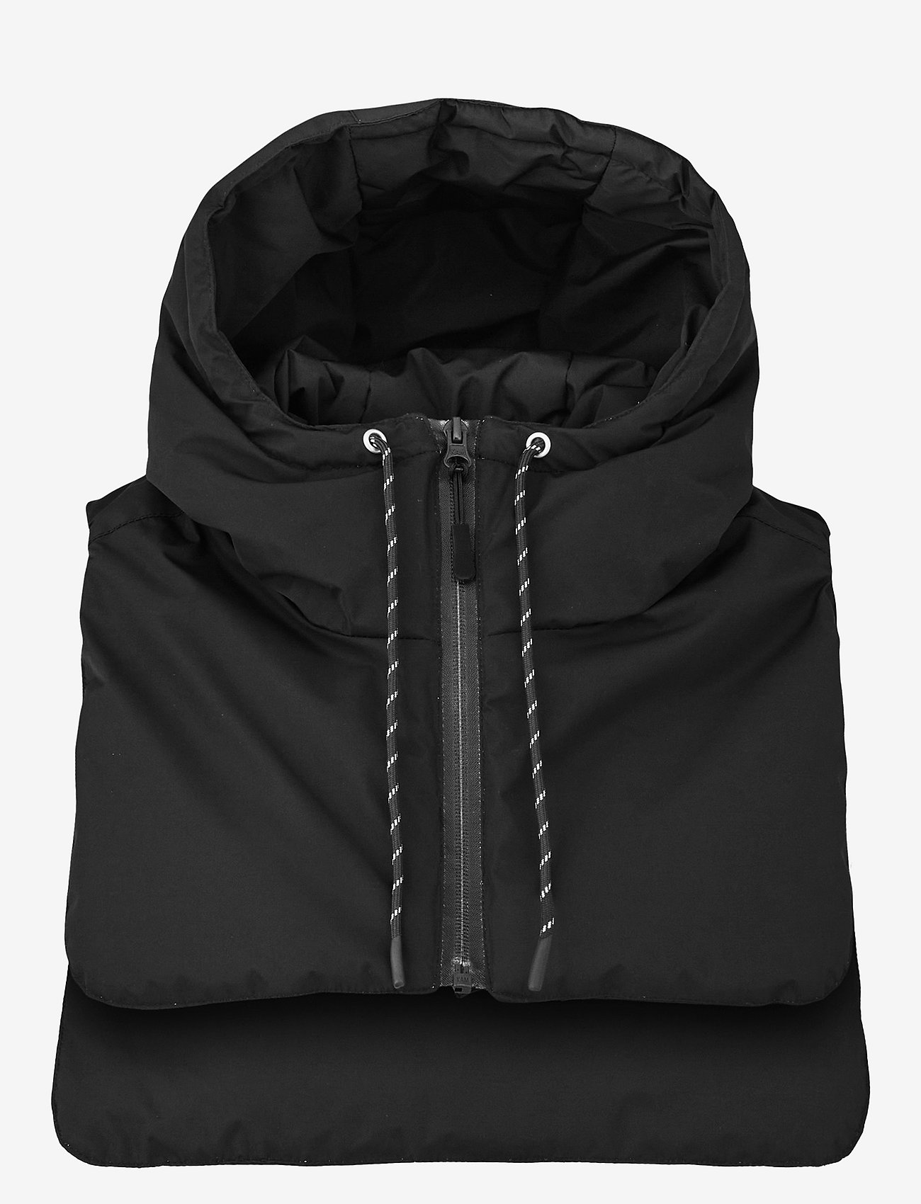 Becksöndergaard - Solid Rain Bib Hood - puffer vests - black - 0