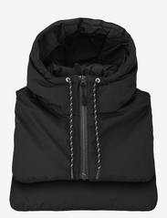 Becksöndergaard - Solid Rain Bib Hood - puffer vests - black - 0