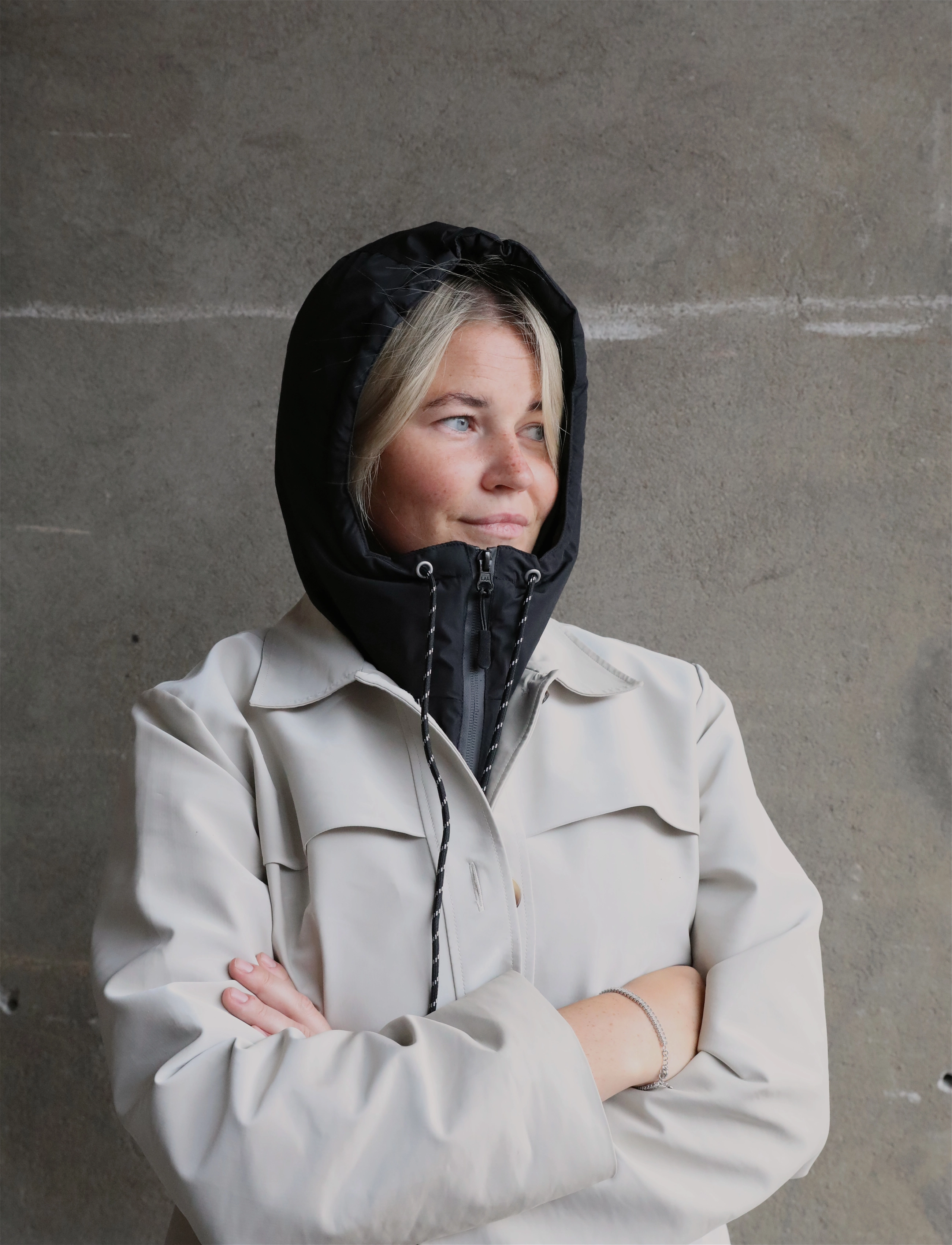 Becksöndergaard - Solid Rain Bib Hood - black - 1