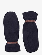 Solid Emerald Mittens - CLASSIC NAVY
