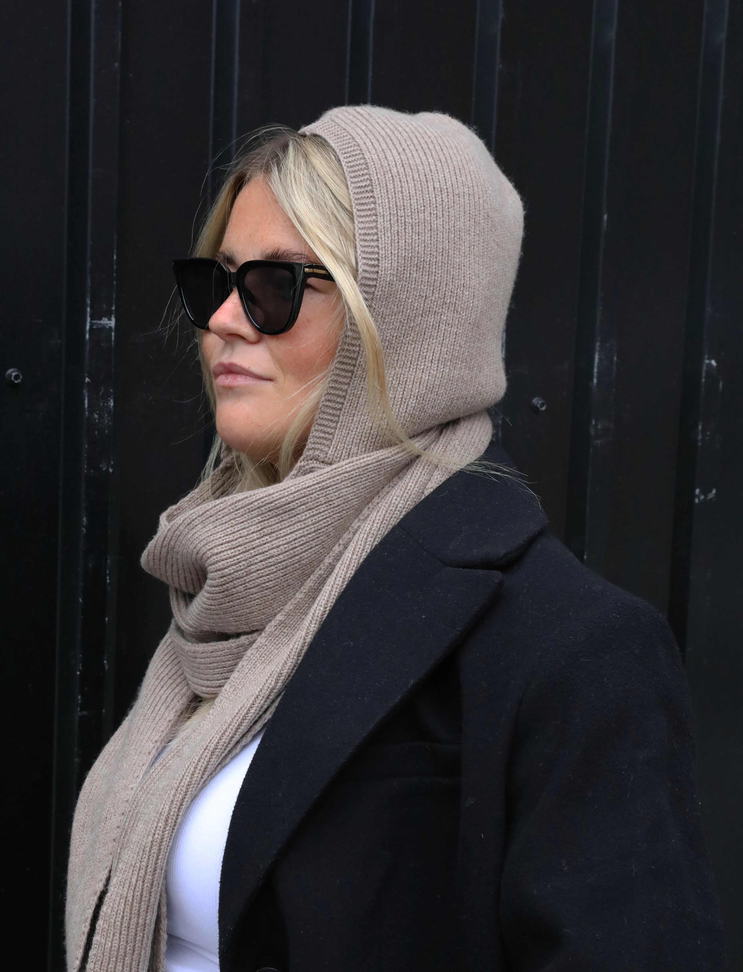 Becksöndergaard - Matty Combo Scarf - dark beige melange - 2