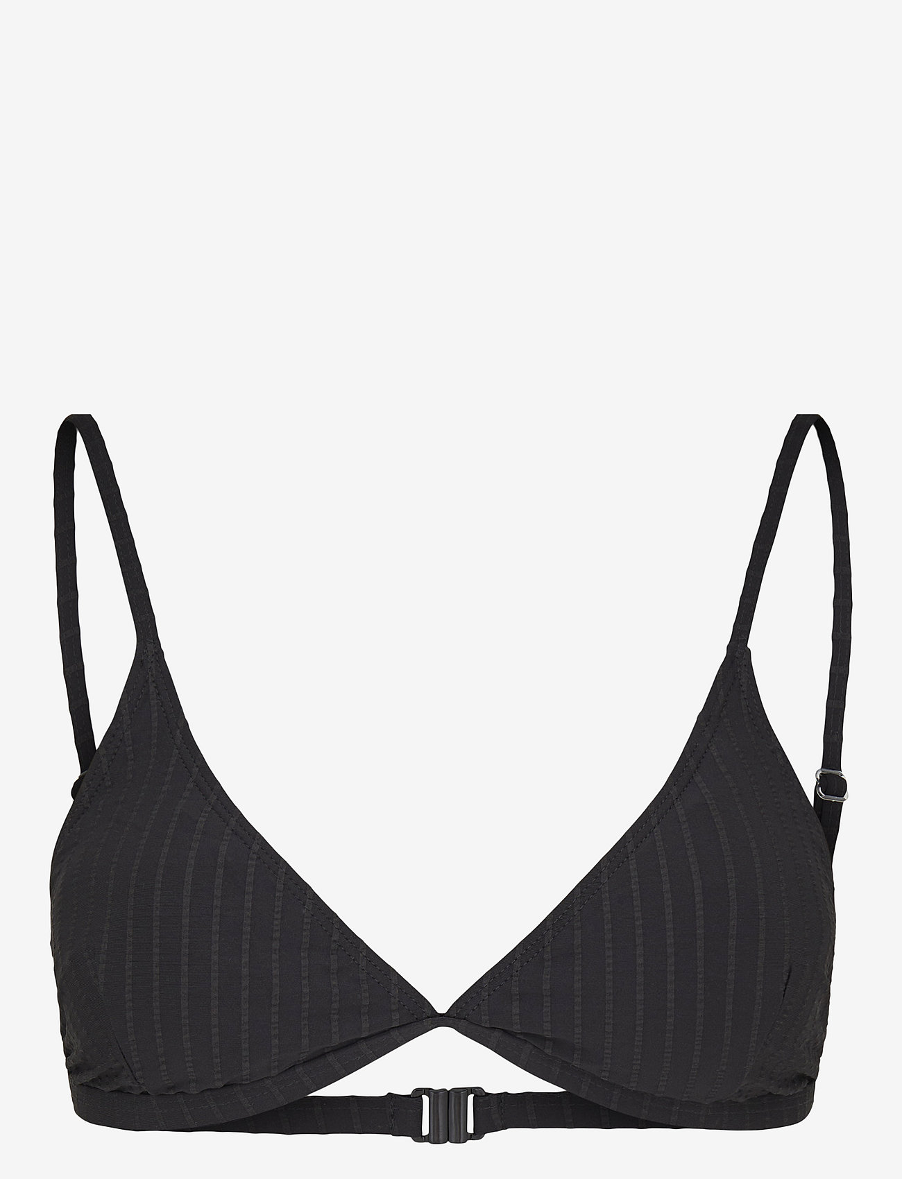 Becksöndergaard - Solid Estee Bikini Top - triangelformad bikinis - black - 0