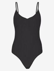 Becksöndergaard - Solid Bea Swimsuit - kostiumy kąpielowe - black - 1