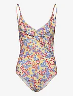 Oline Bly Frill Swimsuit - MULTI COL.