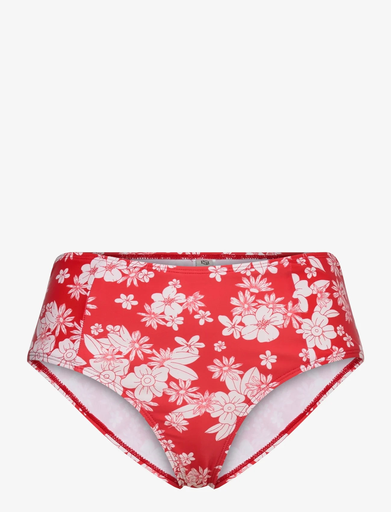 Becksöndergaard - Anuhea High Waist Bikini Briefs - high waist bikini bottoms - red - 0