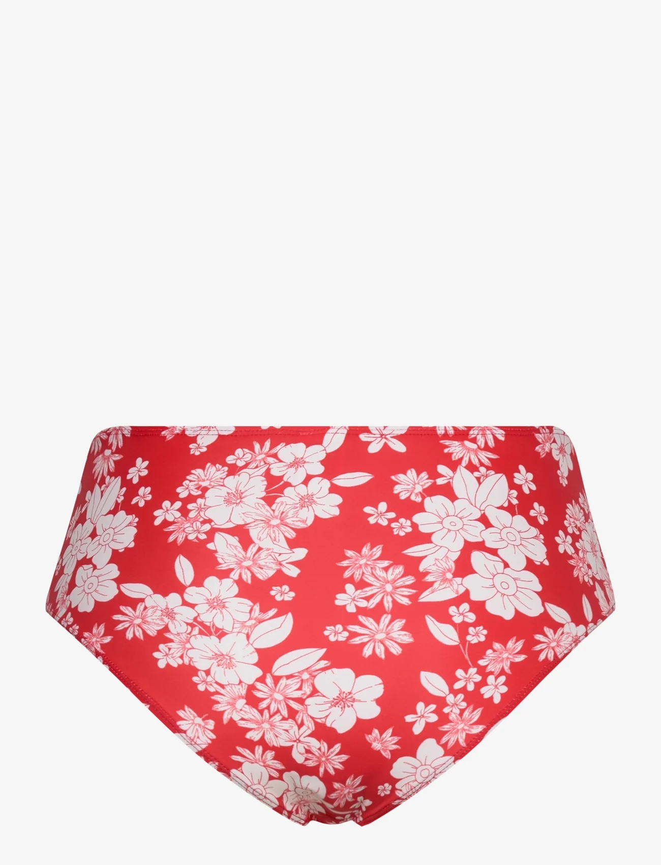 Becksöndergaard - Anuhea High Waist Bikini Briefs - high waist bikini bottoms - red - 1