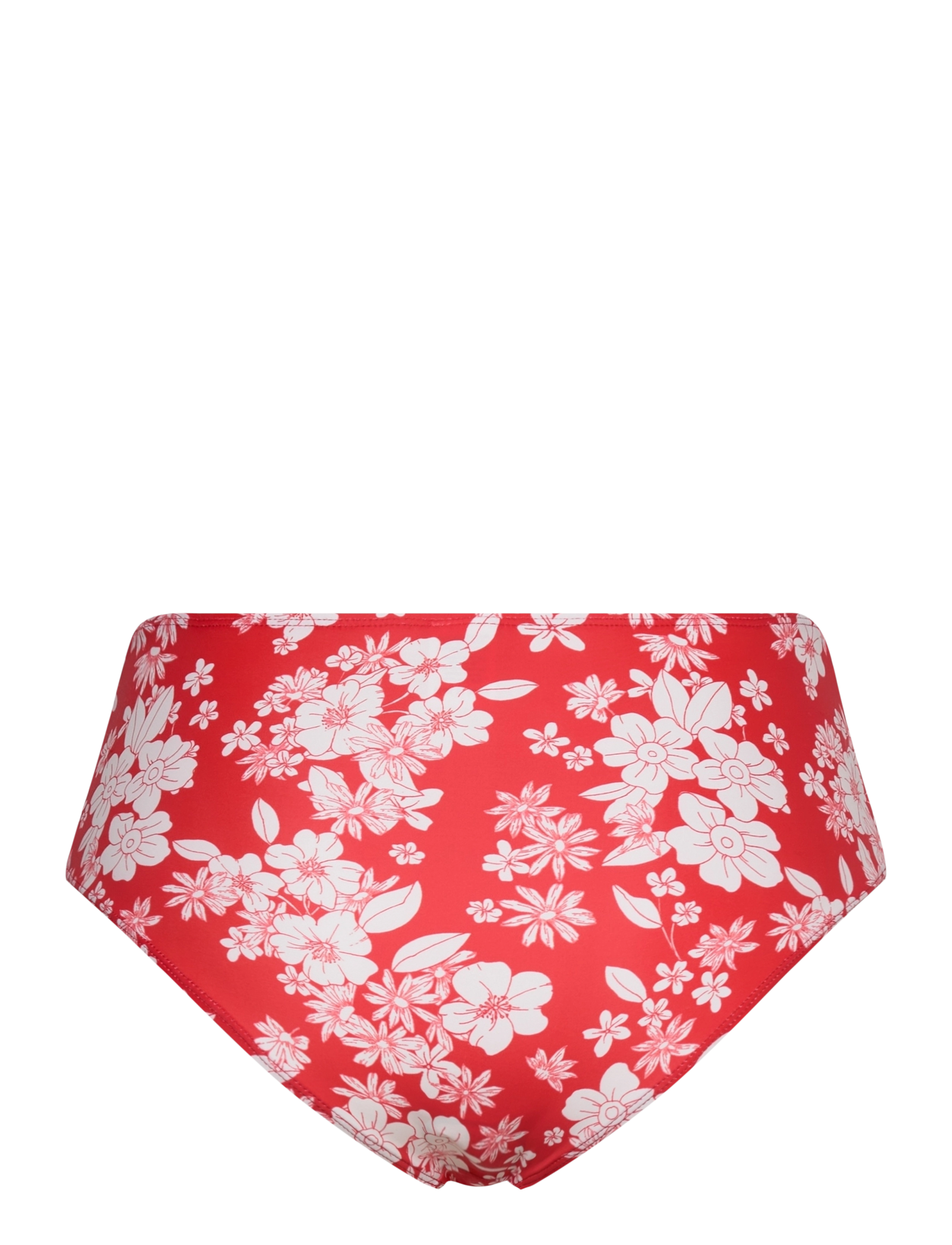 Becksöndergaard - Anuhea High Waist Bikini Briefs - højtaljede bikiniunderdele - red - 1