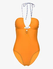 Becksöndergaard - Solid Billa Swimsuit - swimsuits - apricot - 0