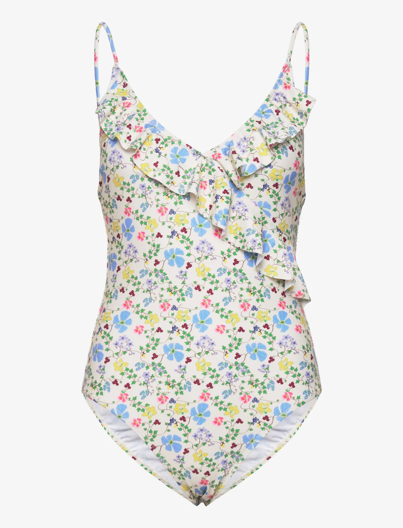 Becksöndergaard - Ireni Bly Frill Swimsuit - badedragter - multi col. - 0