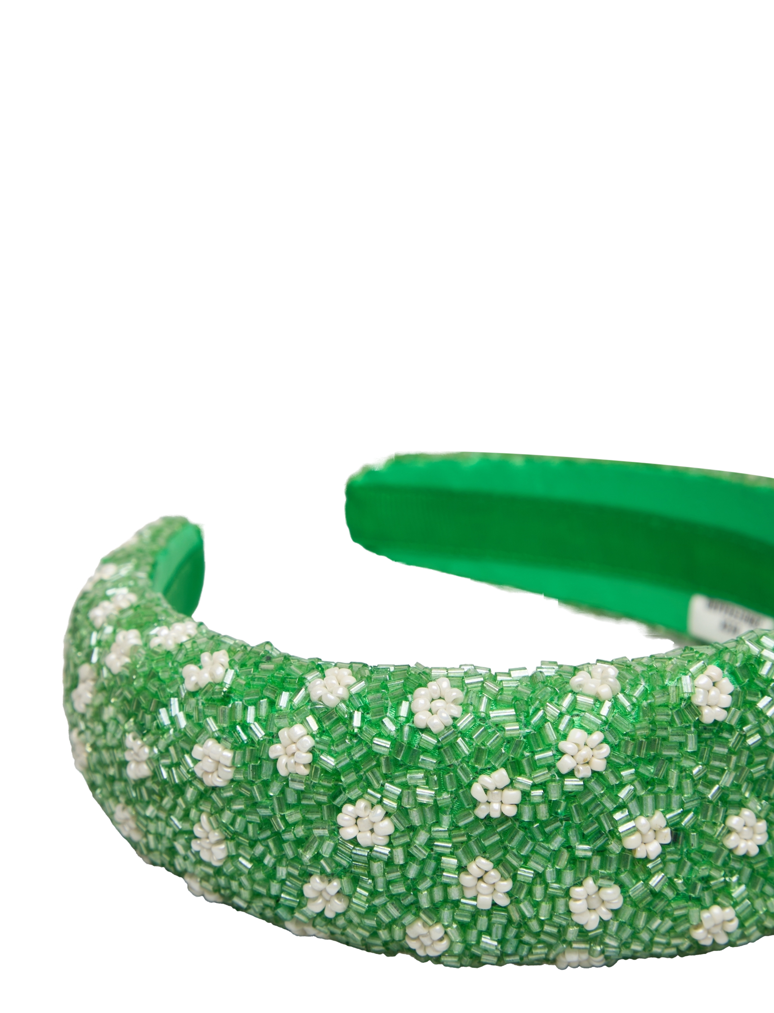 Becksöndergaard - Enrice Beaded Hairbrace - vibrant green - 1