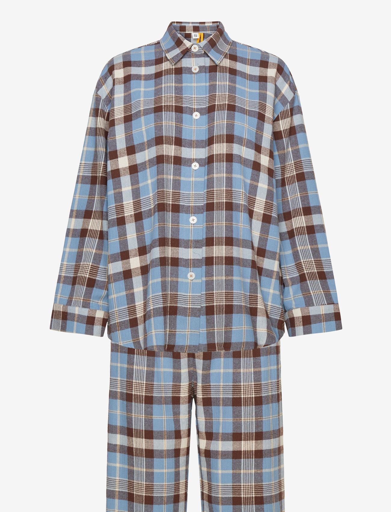 Becksöndergaard - Flannel Lounge Set - blue - 0