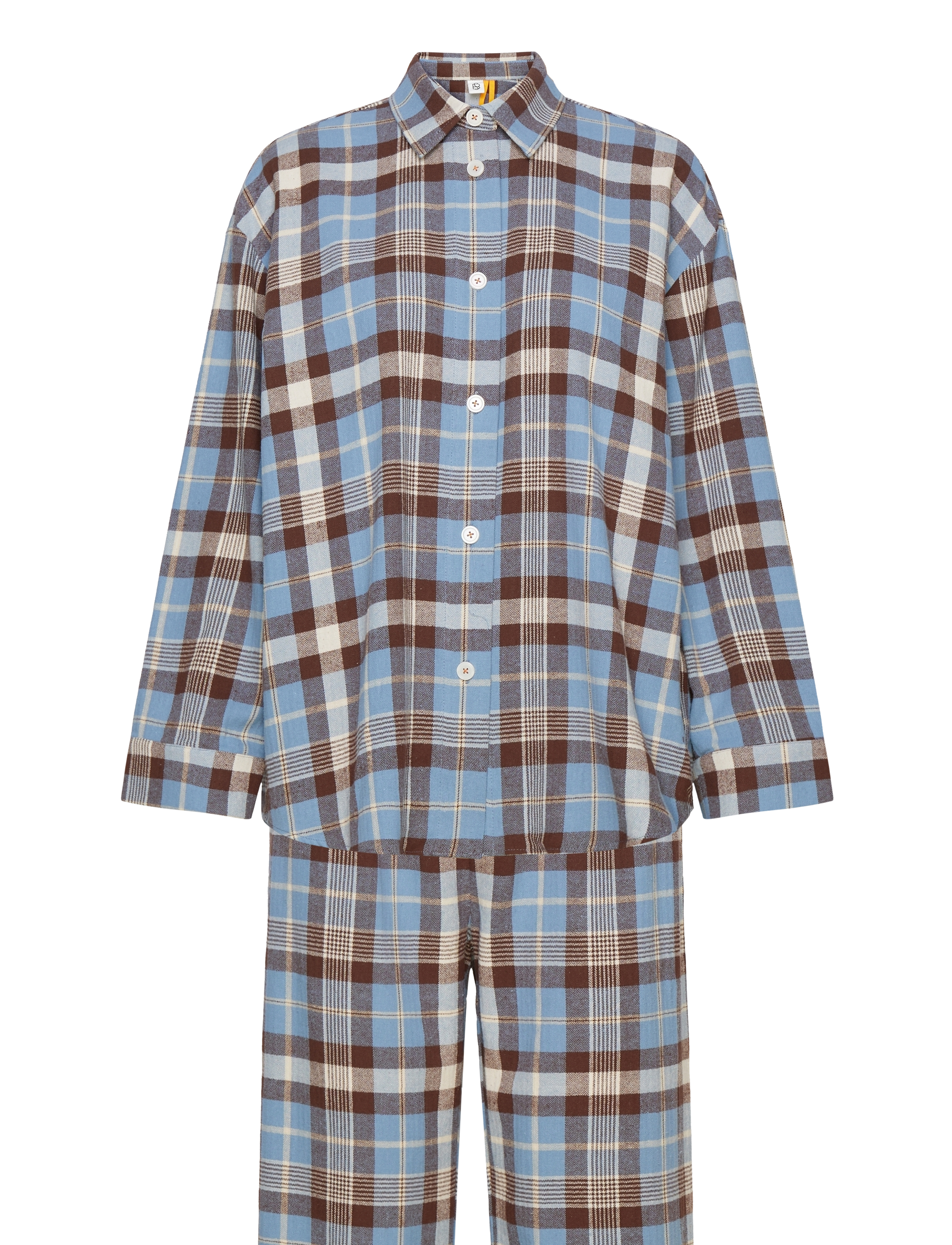 Flannel Lounge Set - BLUE