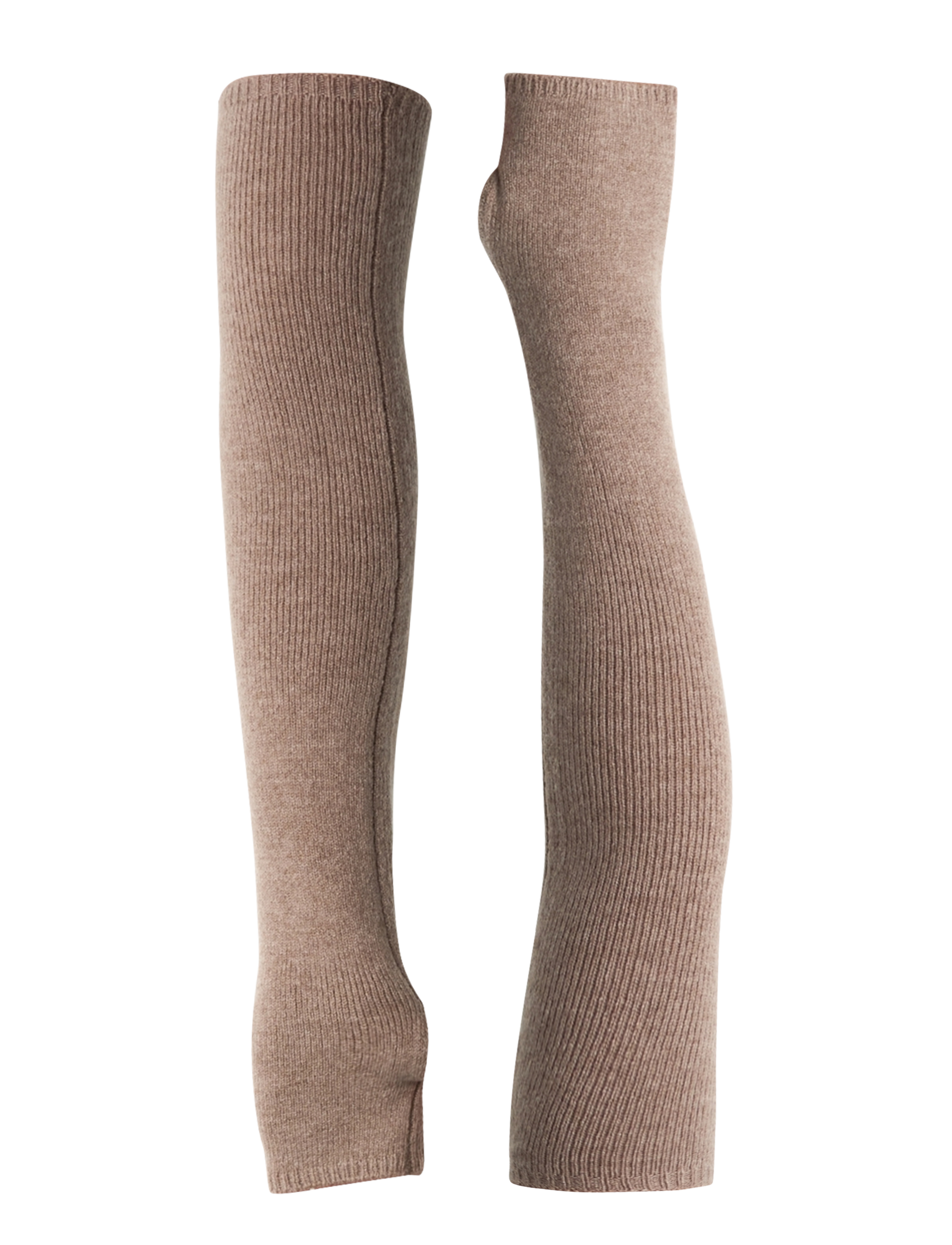 Woona Arm Warmer - DARK BEIGE MELANGE