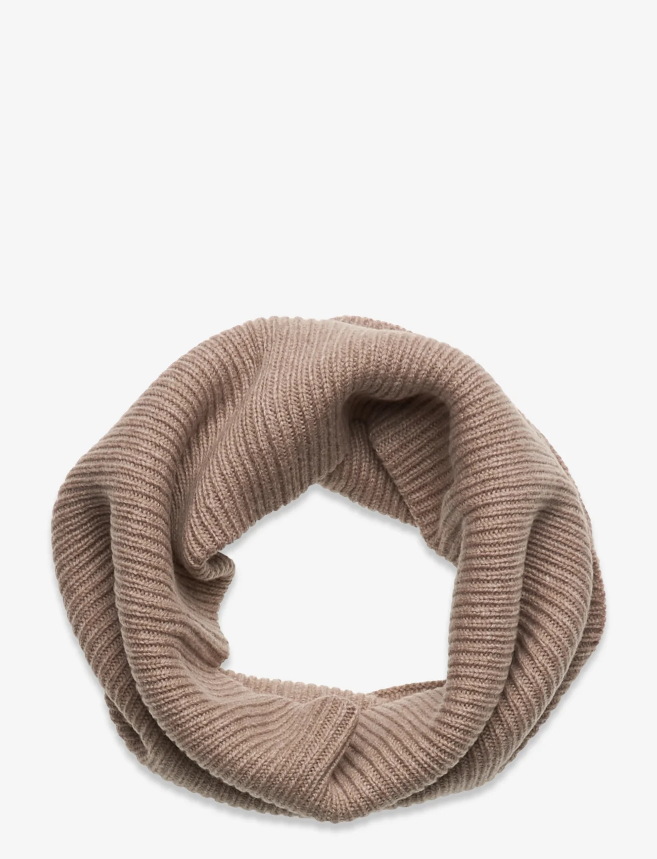Becksöndergaard - Woona Snood - winter scarves - dark beige melange - 0