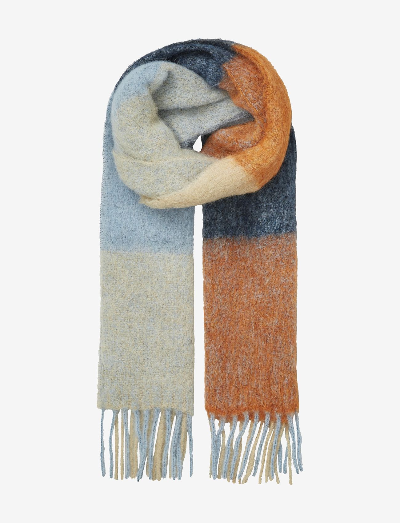 Becksöndergaard - Rawson Scarf - winter scarves - orange pepper - 0