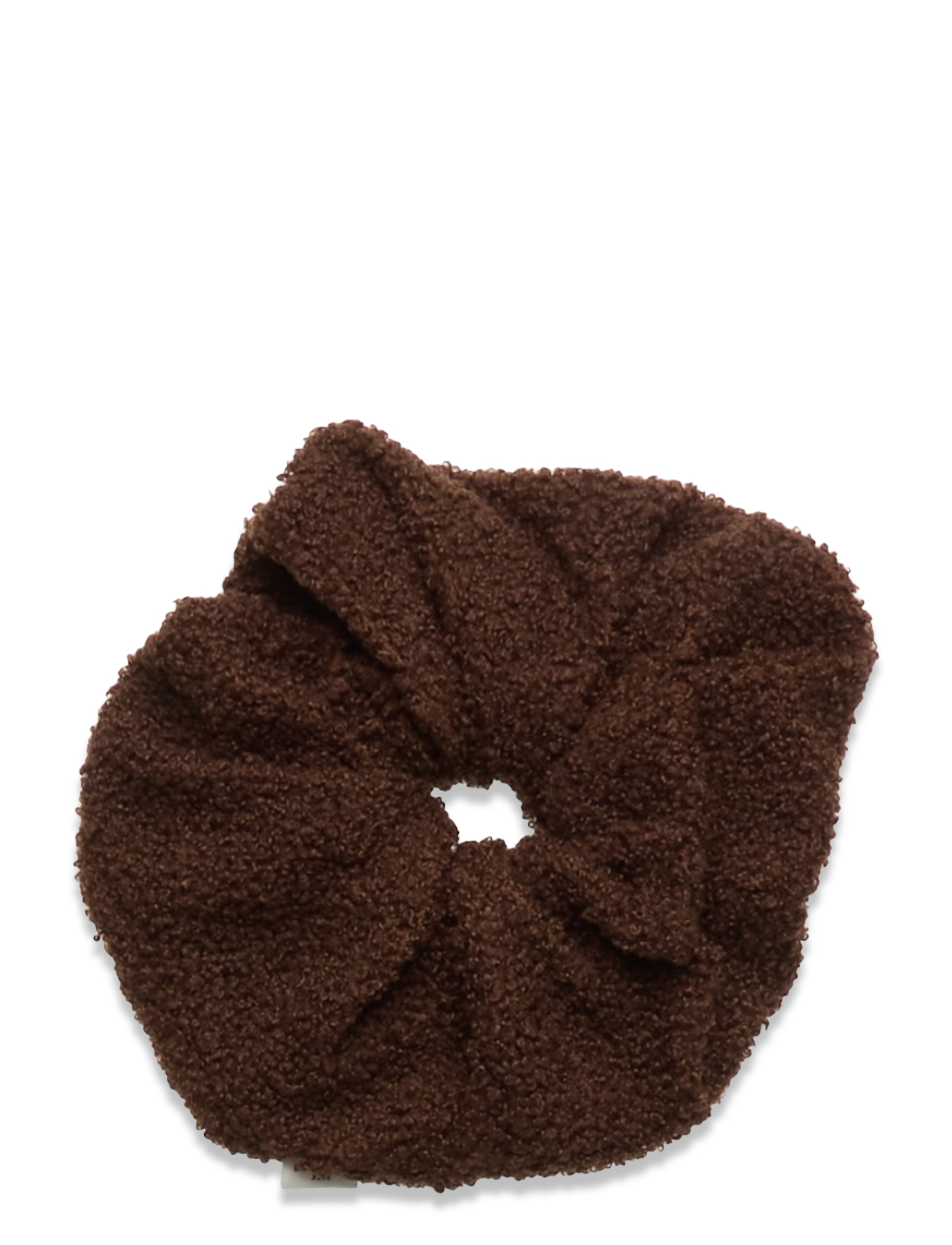 Teddy Scrunchie - HOT FUDGE BROWN