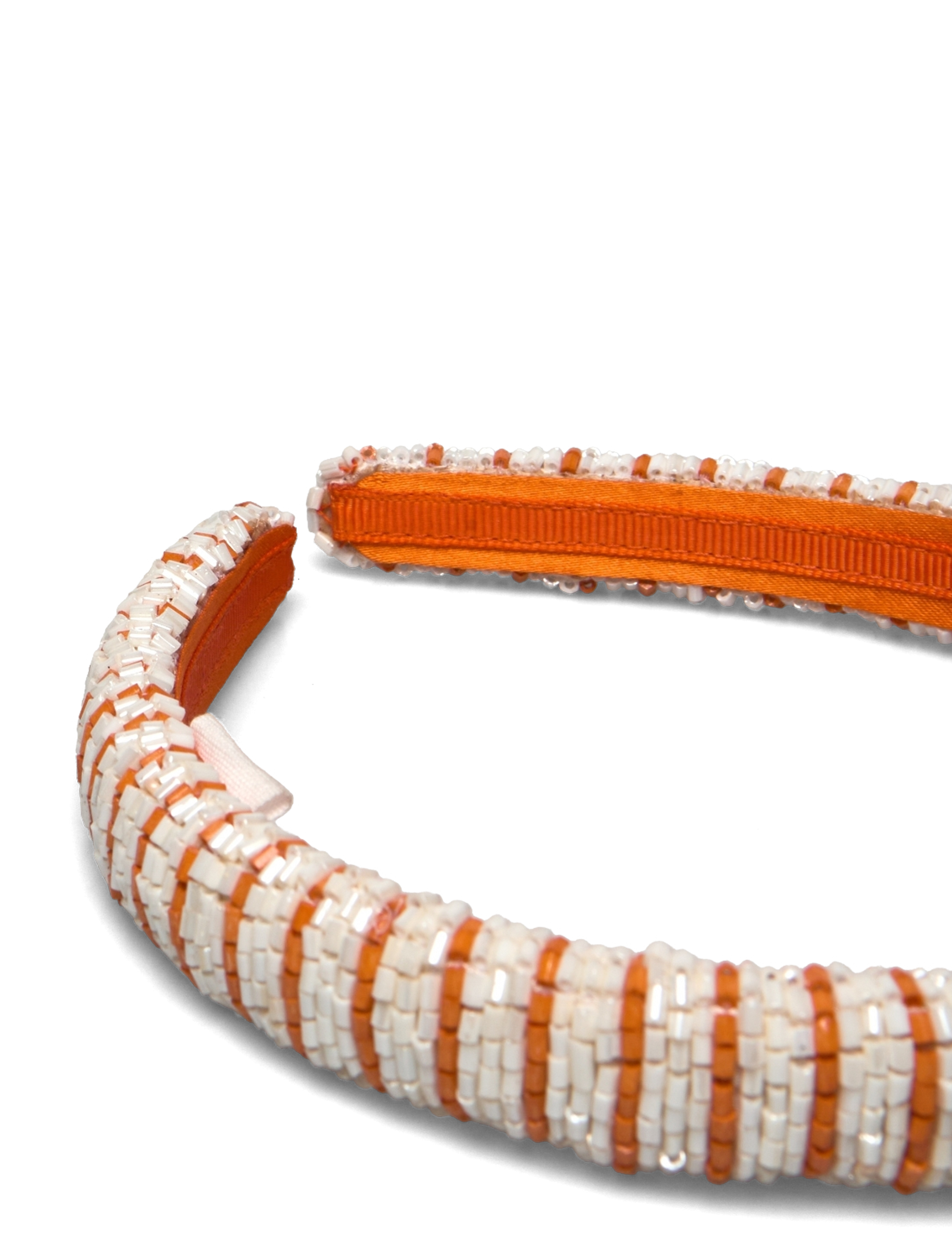 Becksöndergaard - Elmly Beaded Hairbrace - orange pepper - 1