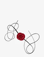 Luster Flower Choker - FIERY RED