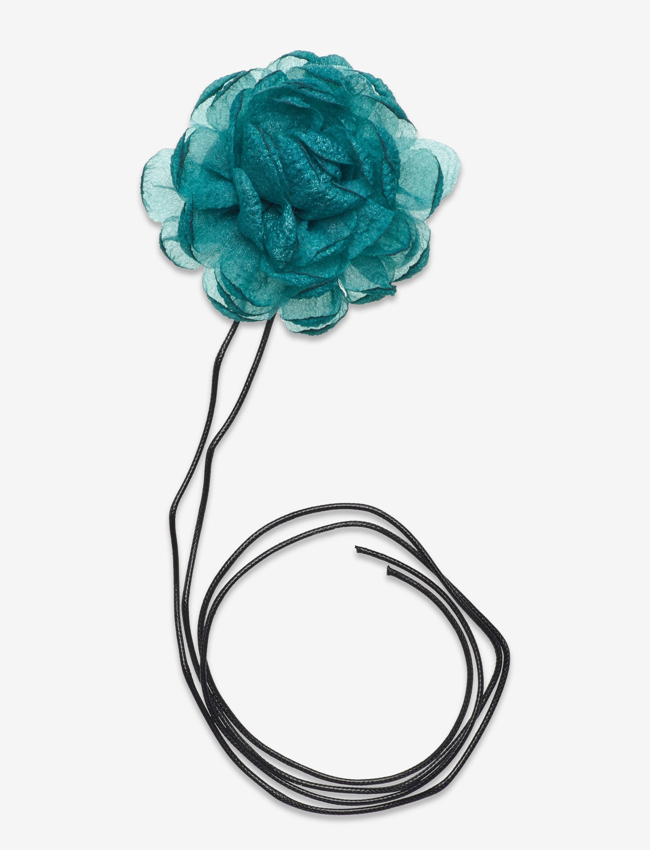 Becksöndergaard - Fiore Flower Choker - green blue slate - 0