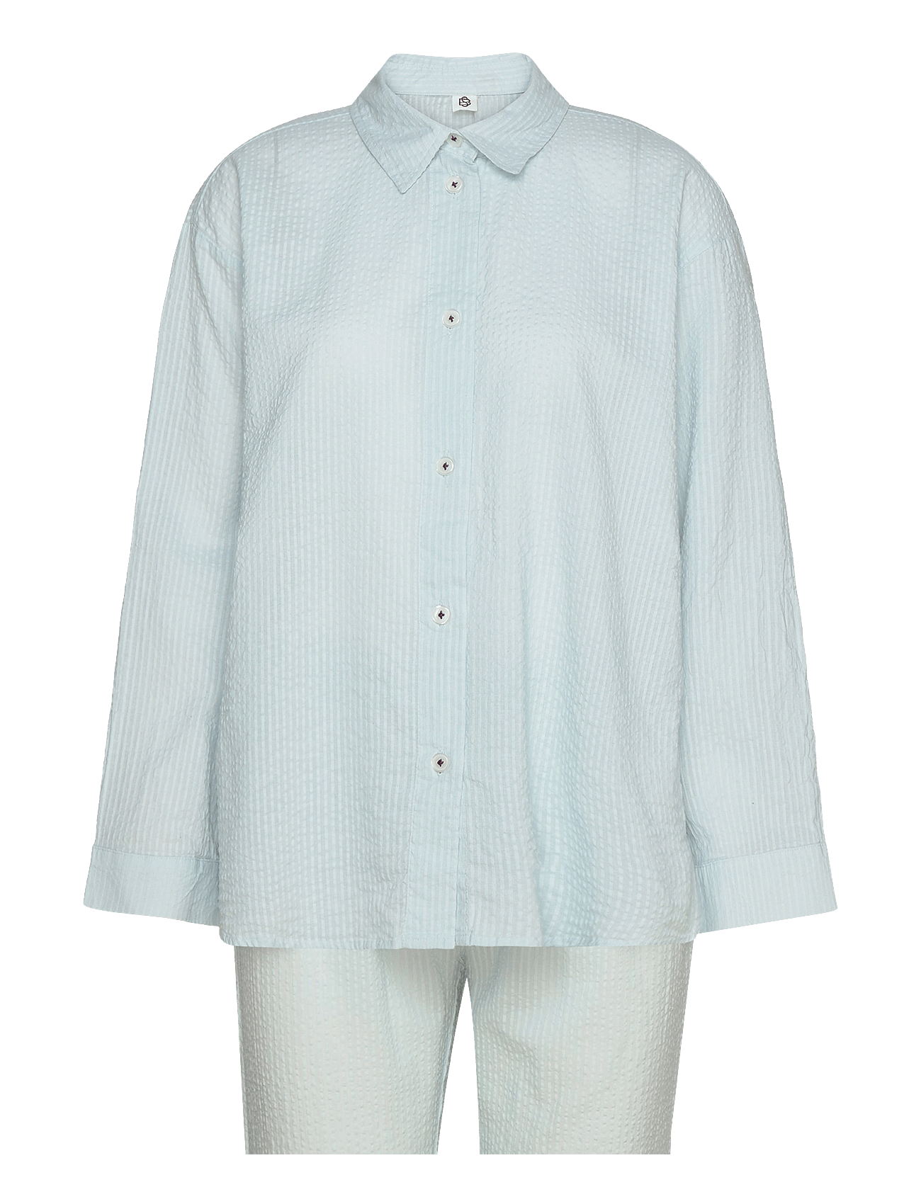 Seersucker Pyjamas Set - SKYWAY