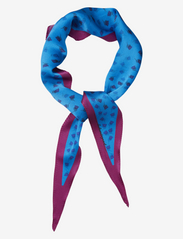 Becksöndergaard - Lolite Diamond Scarf - lightweight scarves - bright blue - 0