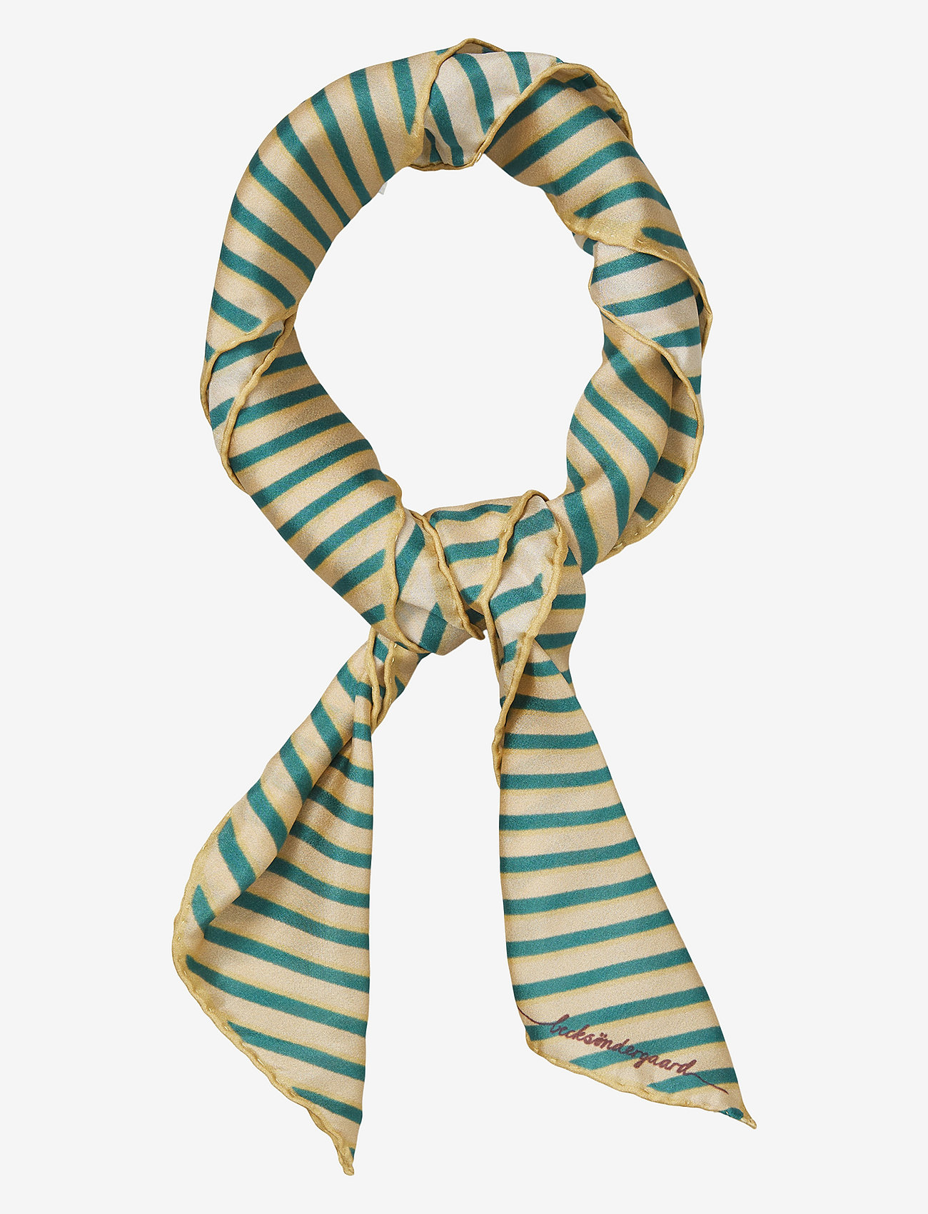 Becksöndergaard - Lillet Sia Scarf - deep lake green - 0