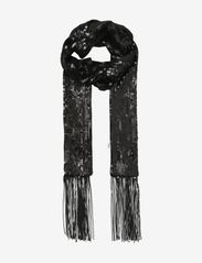 Becksöndergaard - Beryl Sequins Scarf - lightweight scarves - black - 0