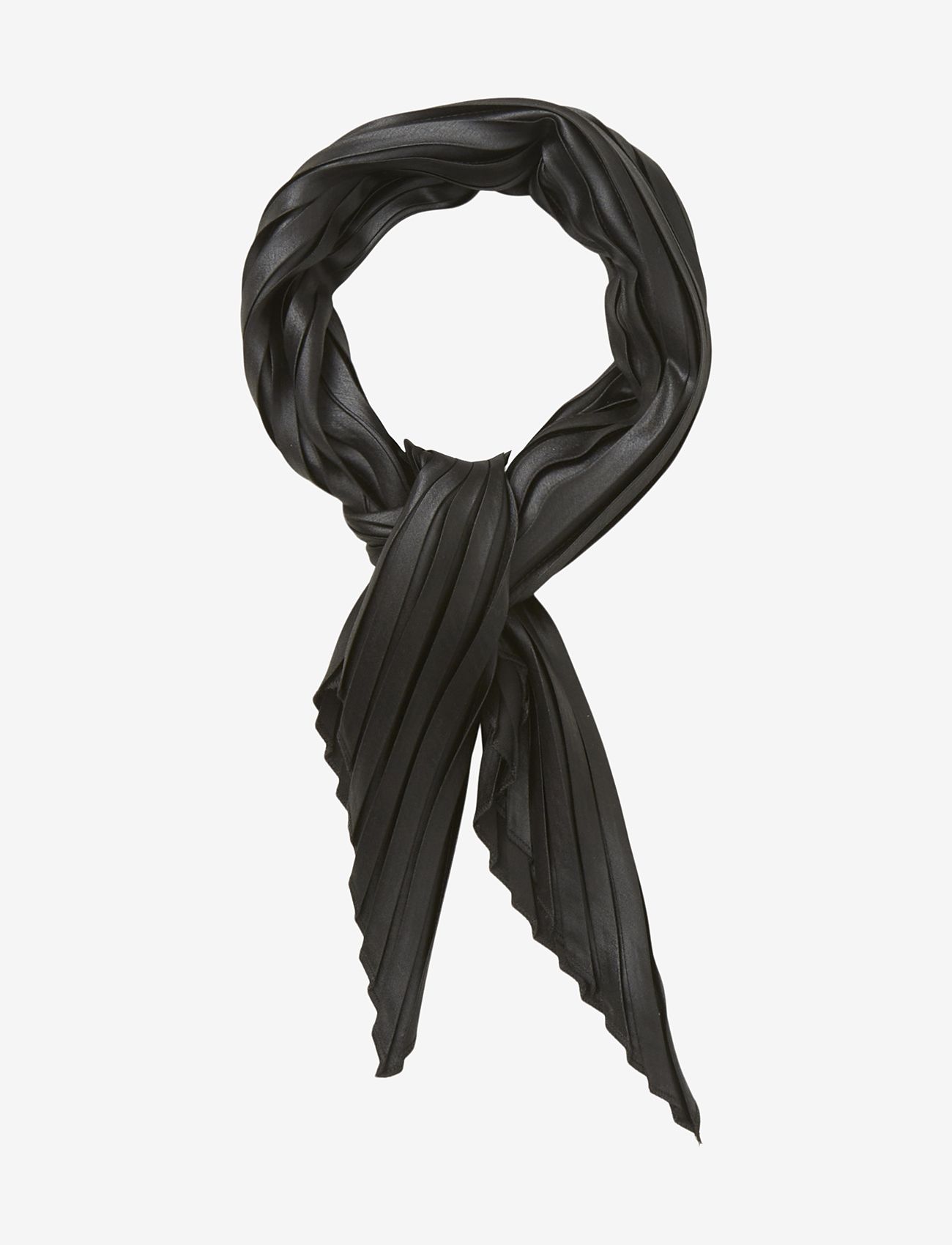 Becksöndergaard - Laz Plea Scarf - lightweight scarves - black - 0