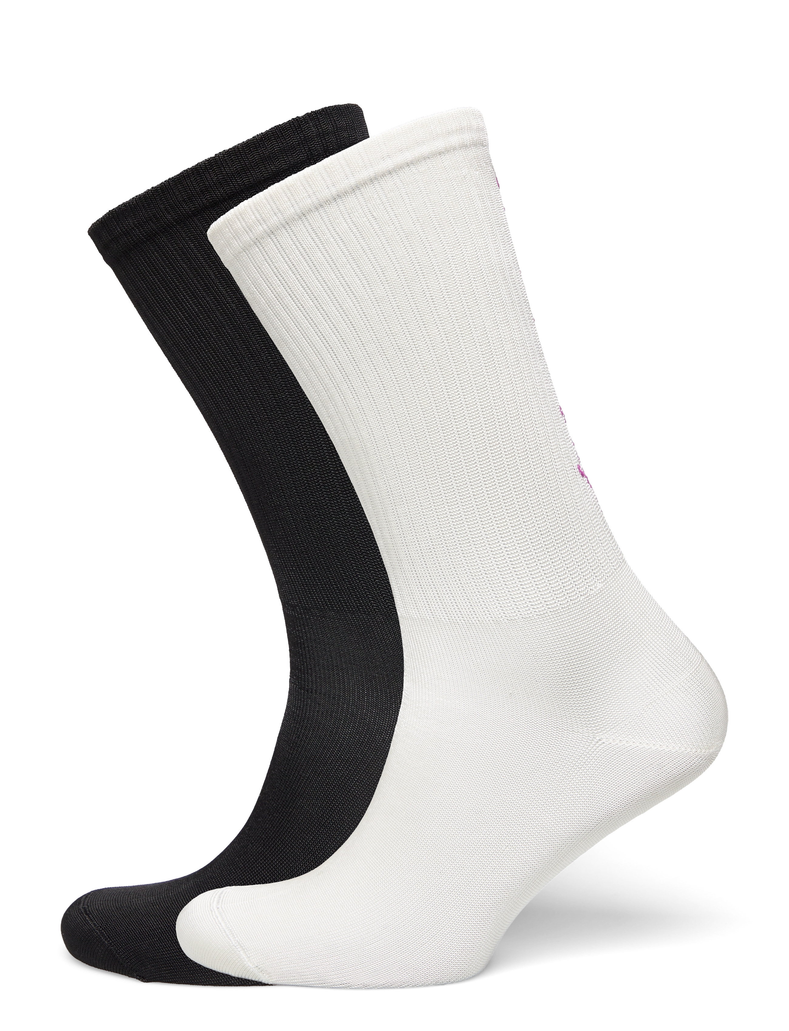 Lauce Visca Sock 2 Pack - WHITE/BLACK