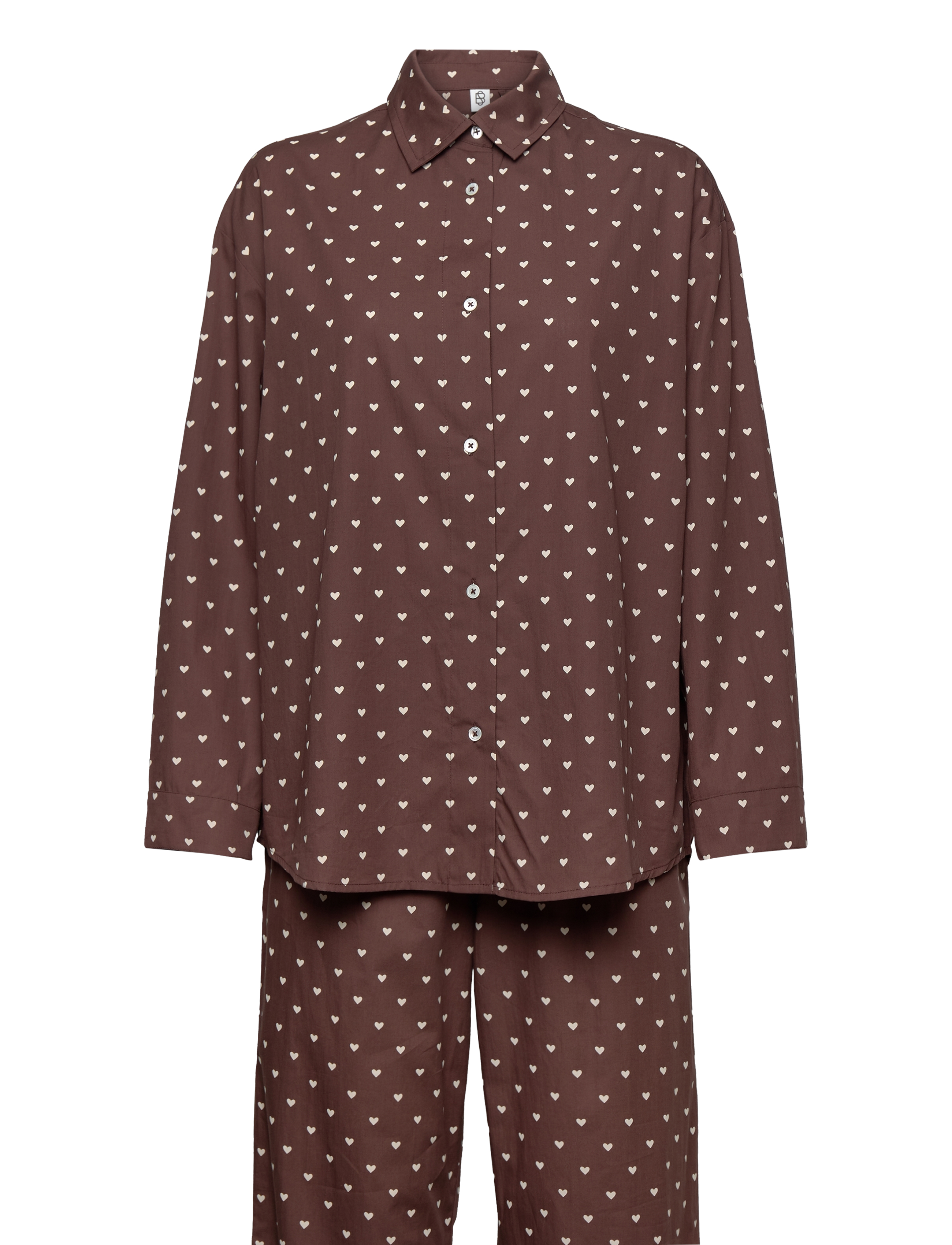 BECKSÖNDERGAARD Amor Pyjamas Set Braun - XS - Damen