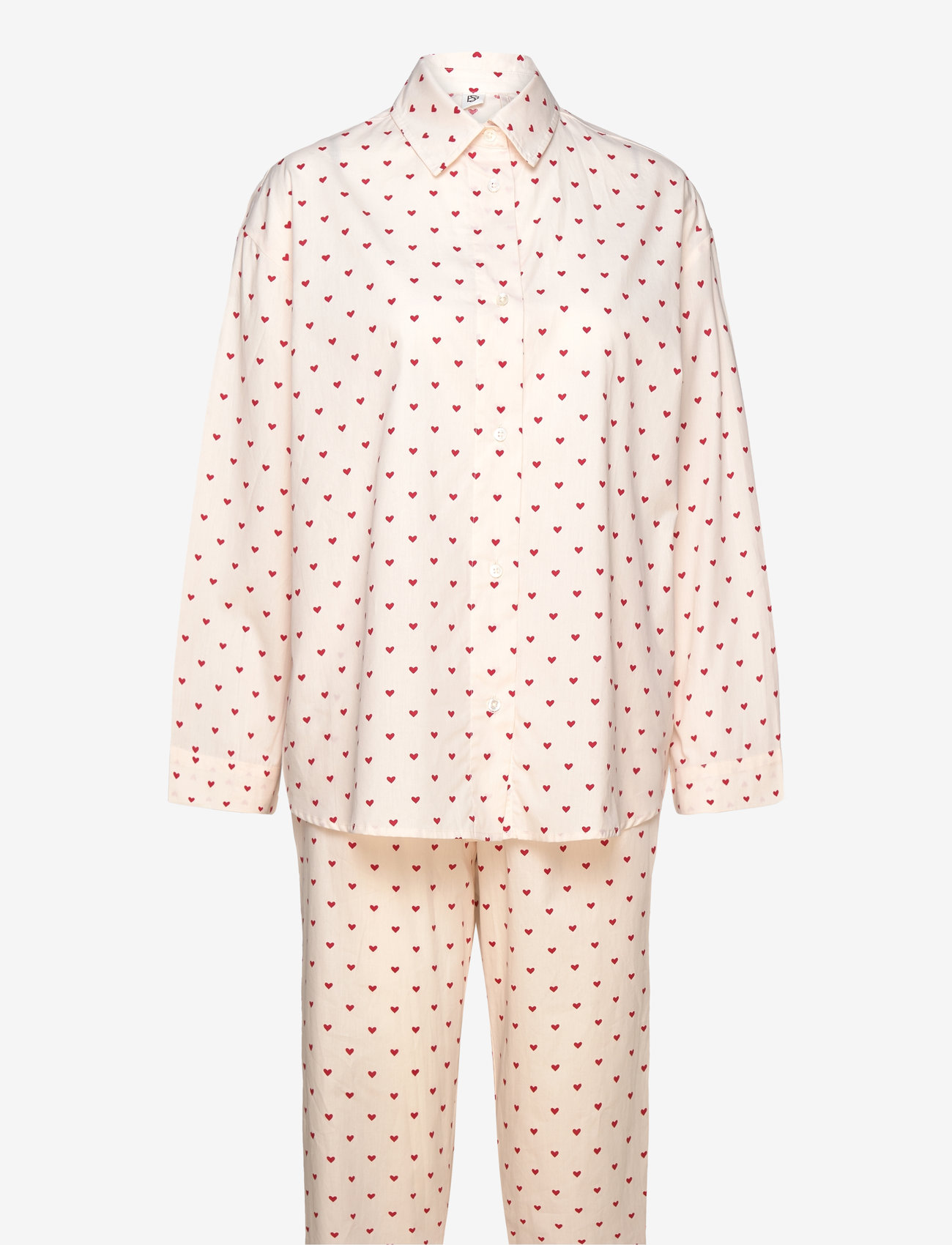 Becksöndergaard - Amor Pyjamas Set - geschenke unter chf 100 - off-white/red - 0
