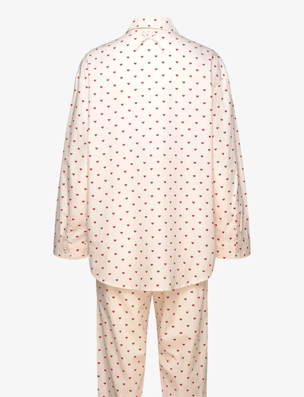 Becksöndergaard - Amor Pyjamas Set - nattøj & hyggetøj - off-white/red - 1