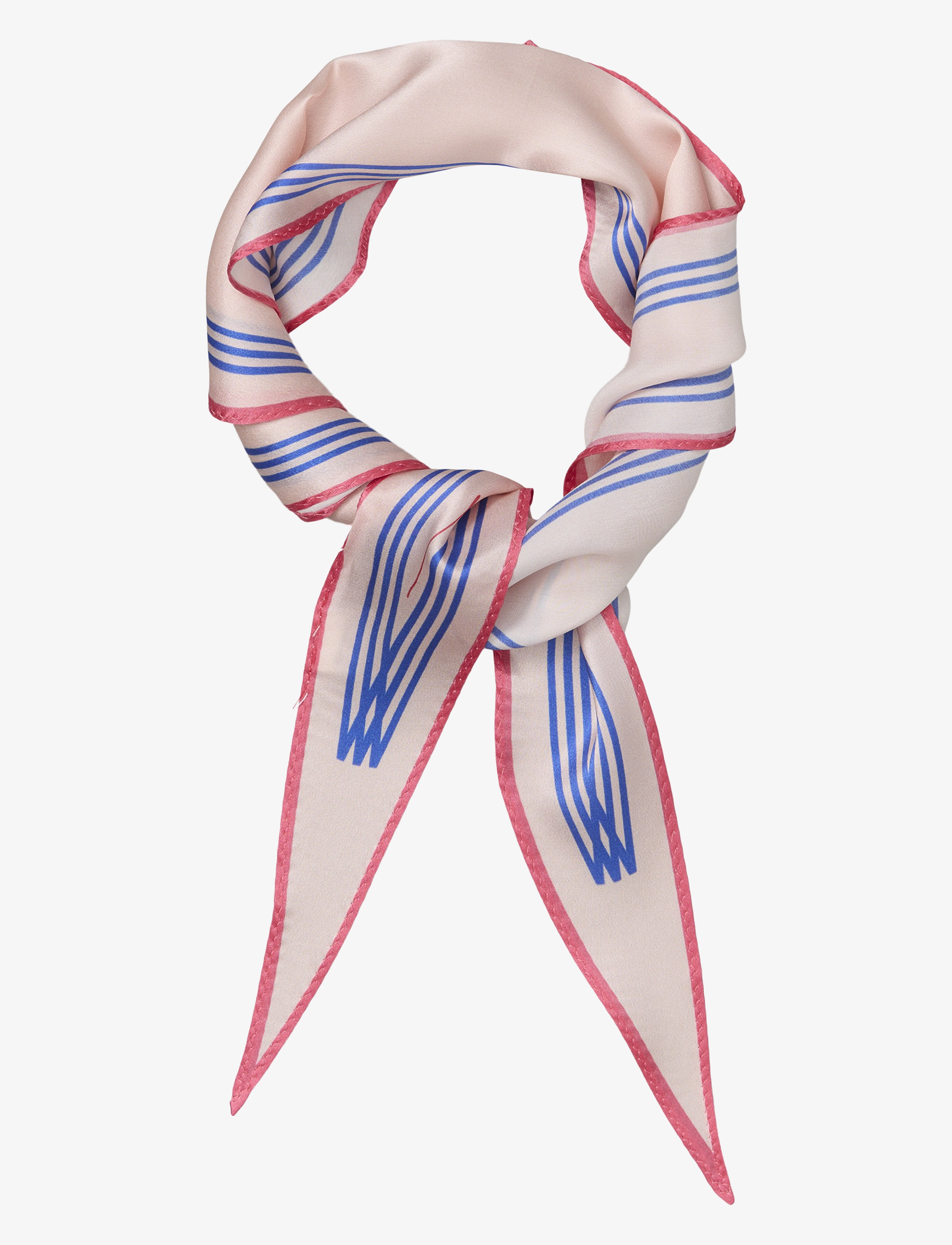 Zanla Diamond Scarf - PEACH WHIP PINK